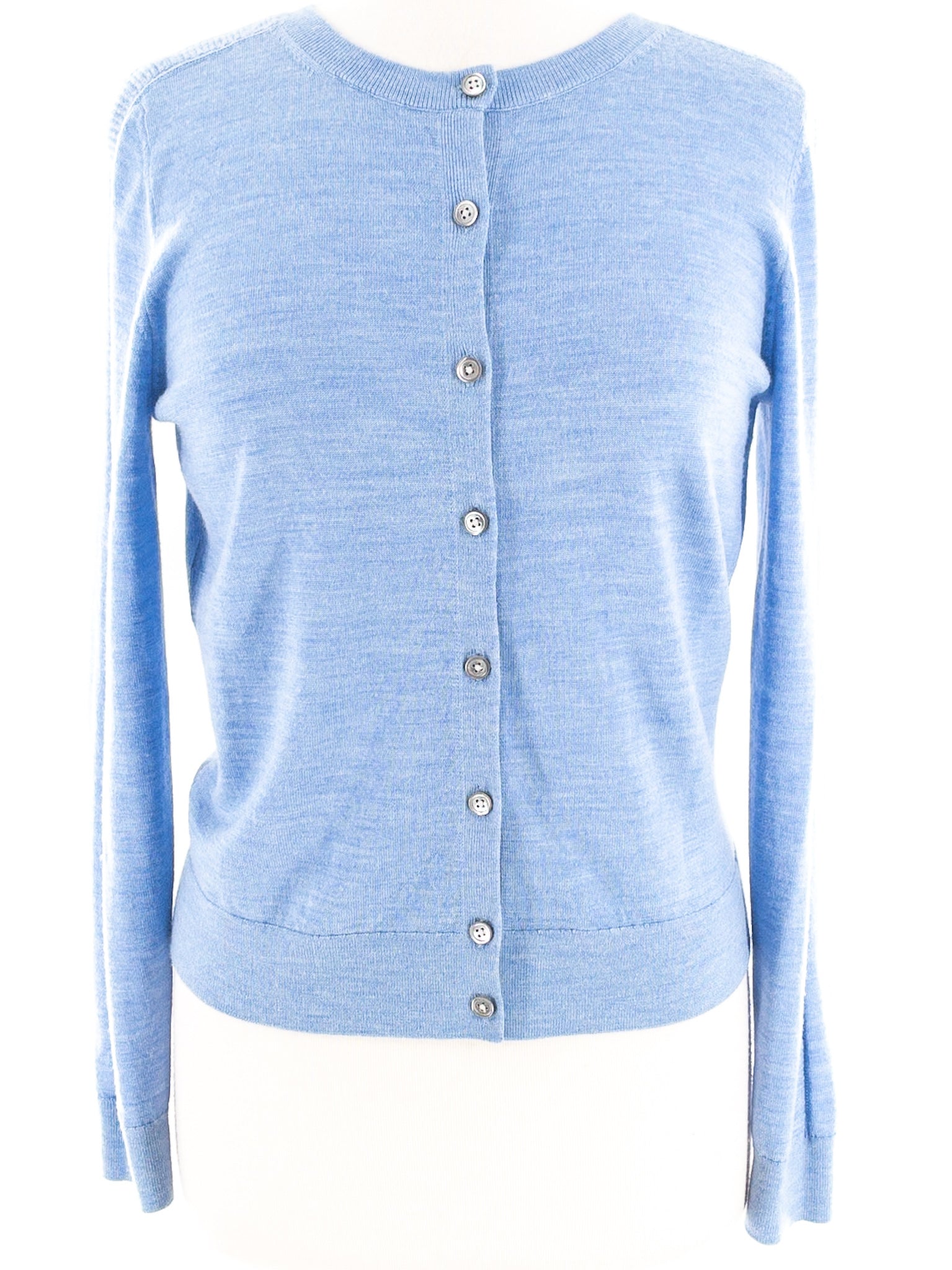 Banana Republic Blue Merino Wool Size S Cardigan