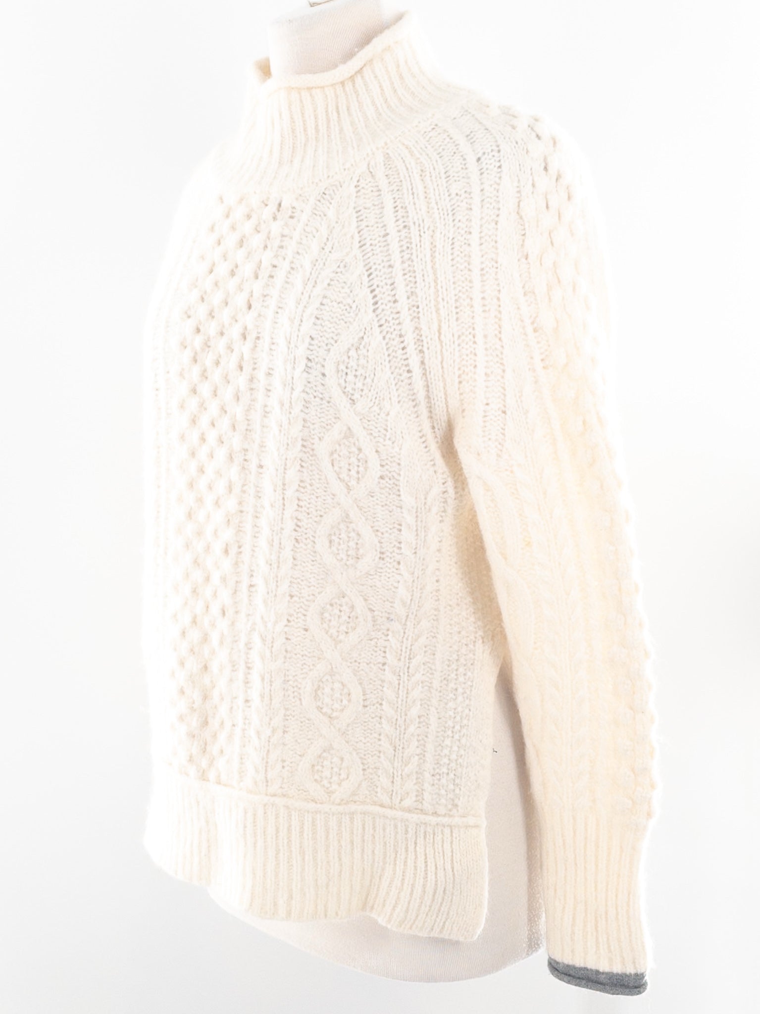 alex mill Cream Cable Wool Blend Size S Sweaters