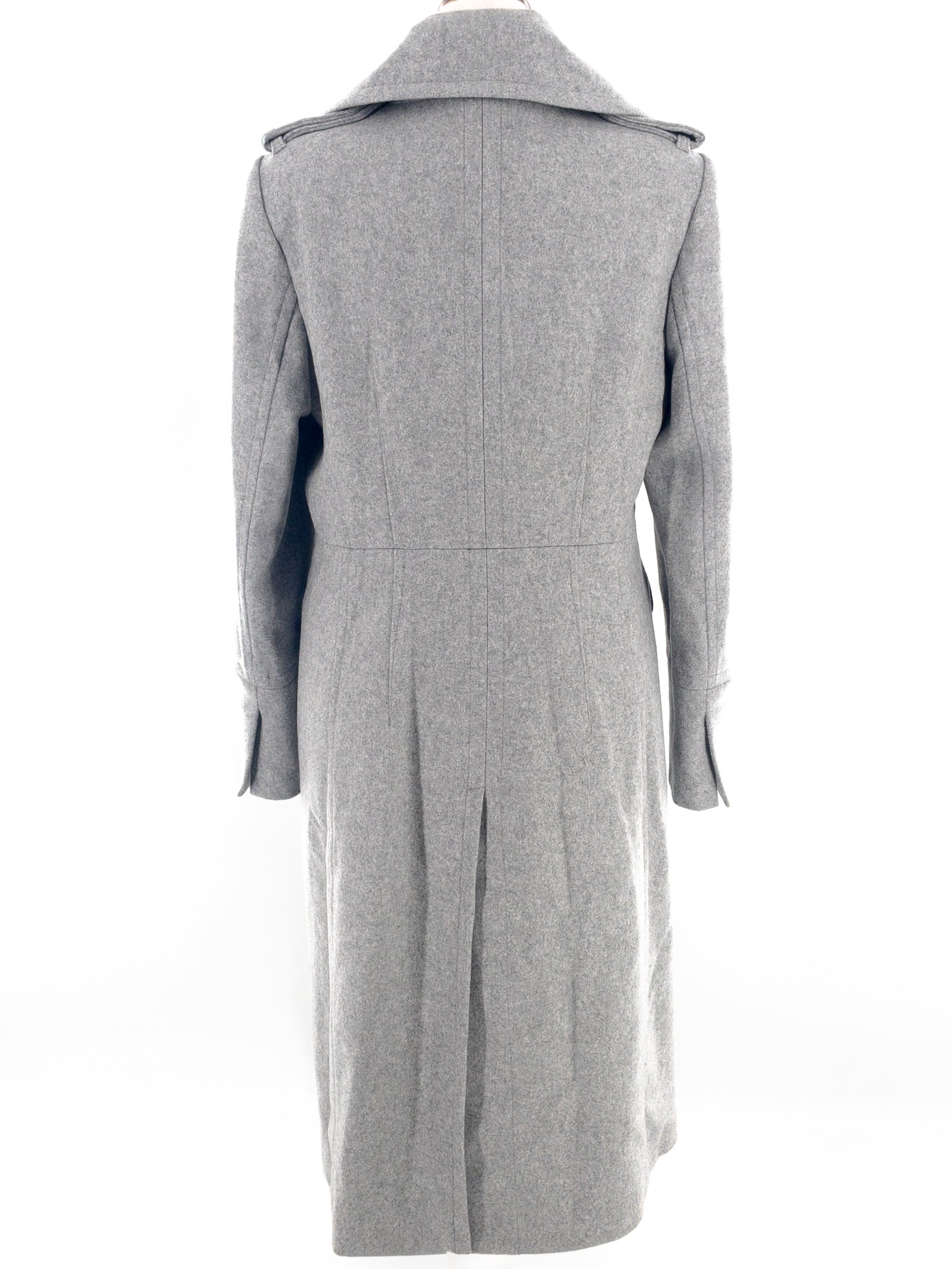 Banana Republic Gray Wool Blend Size L Coat