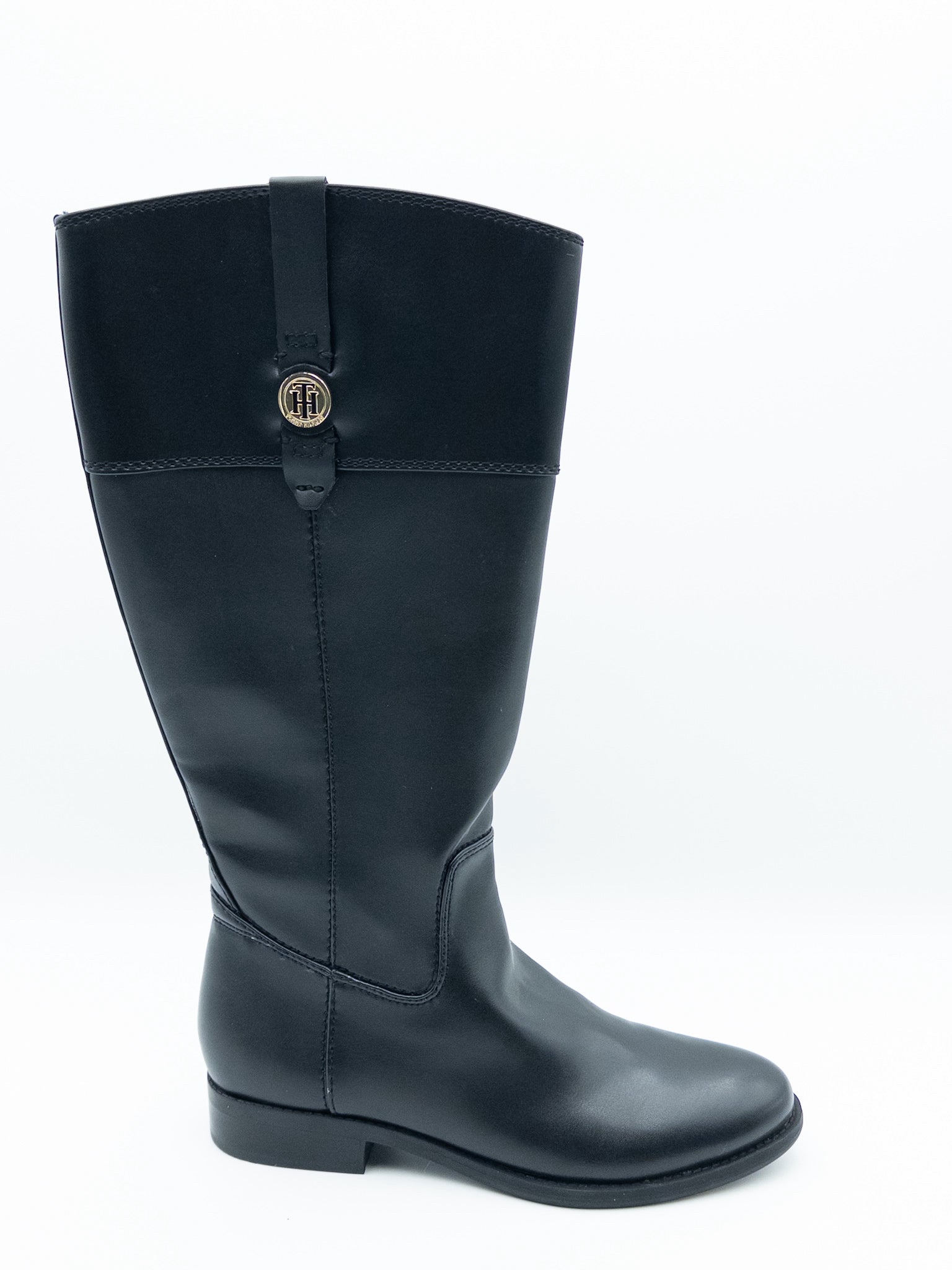 Tommy Hilfiger Black Man Made 9.5W Boots