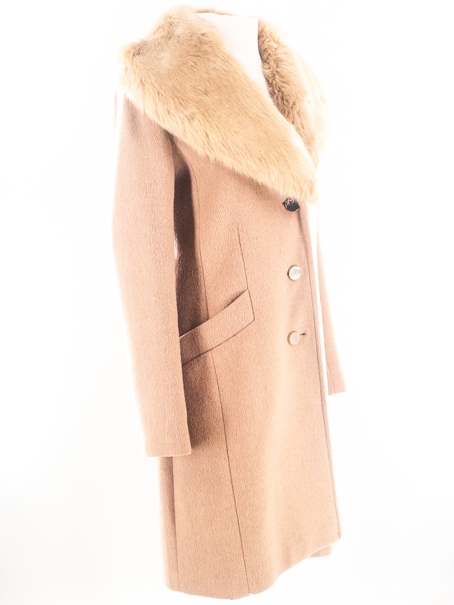 Eliza J Camel Wool Blend Size 6 Coat