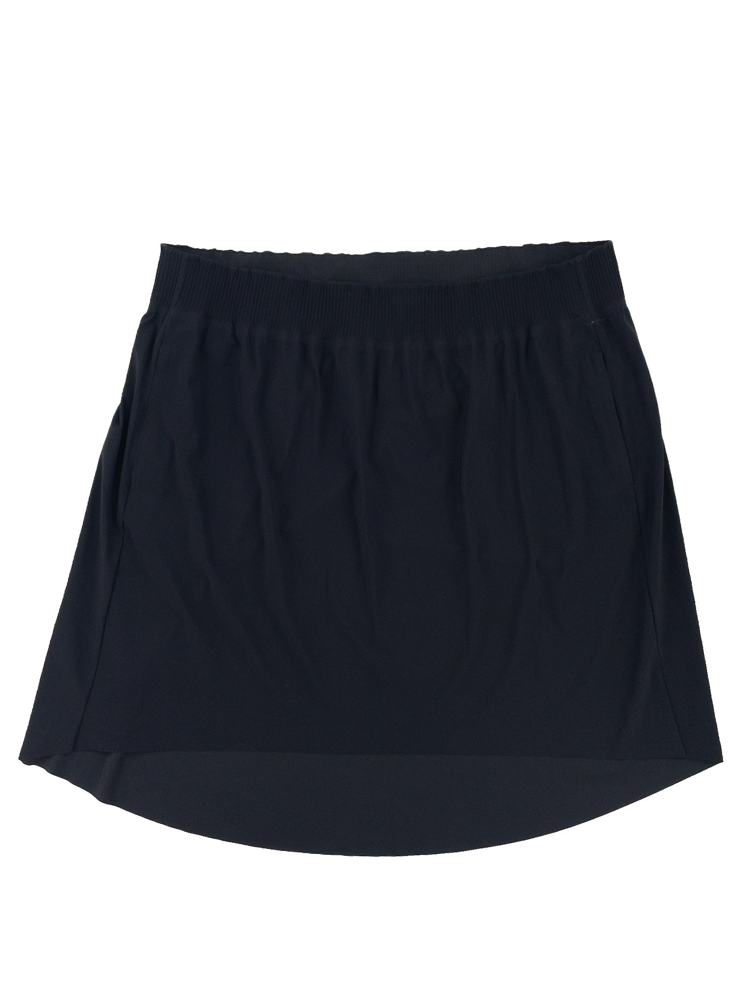 Athleta Black Smocked Polyester Blend Size 3X Skirt
