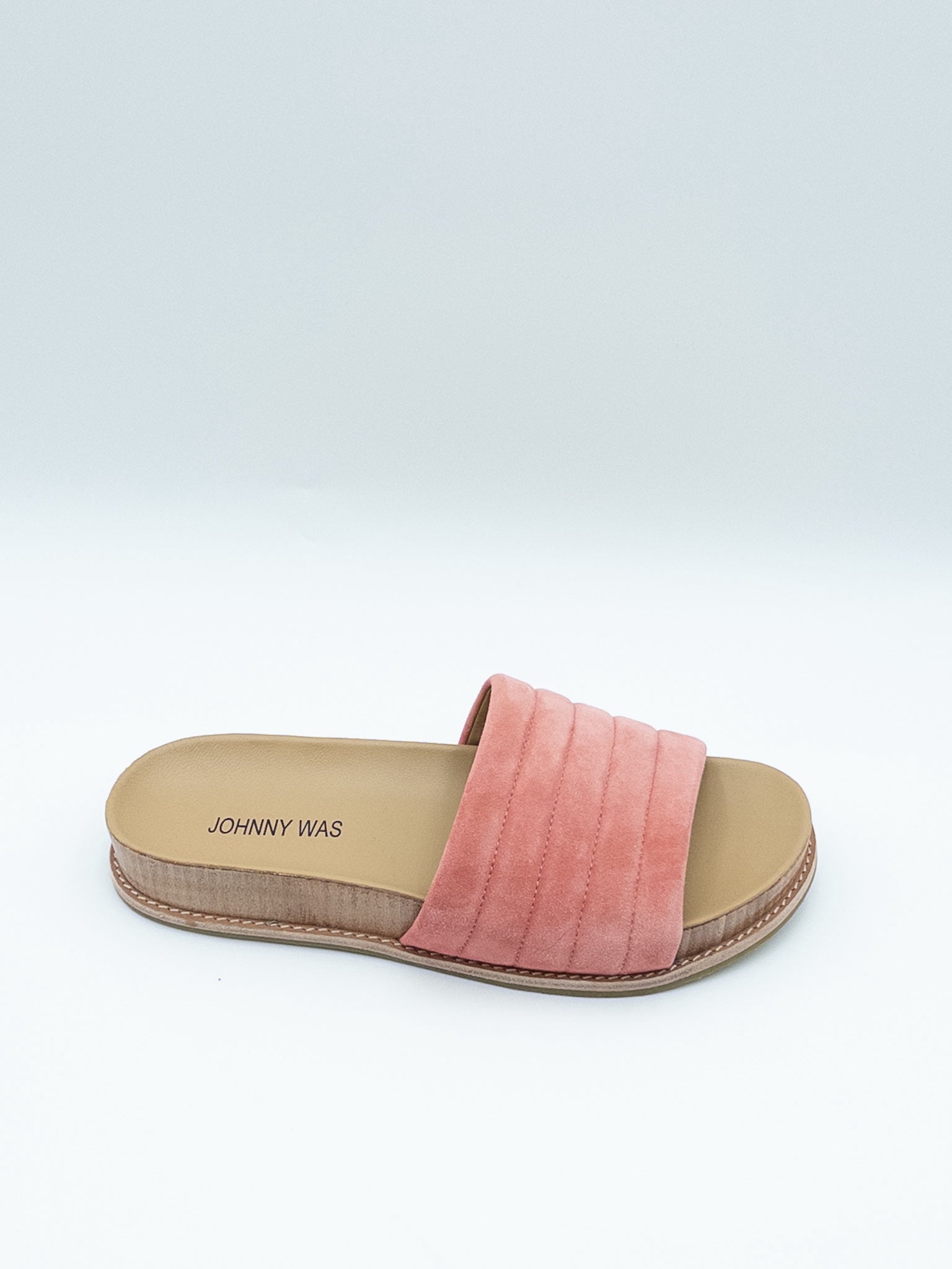 Johnny Was Coral Quilt Suede 7 Sandals