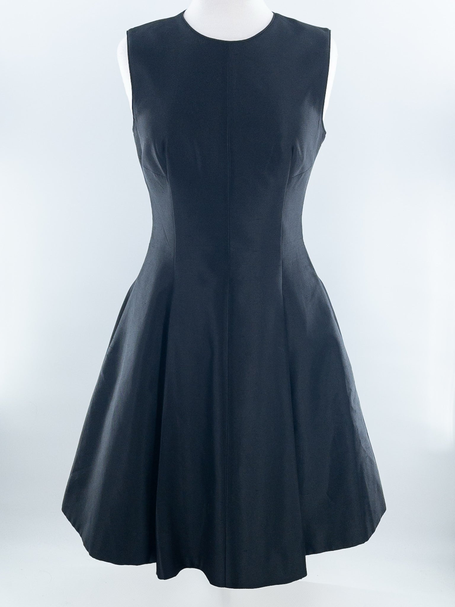 Kate Spade Black Silk Blend Sleeveless Size 8 Dress