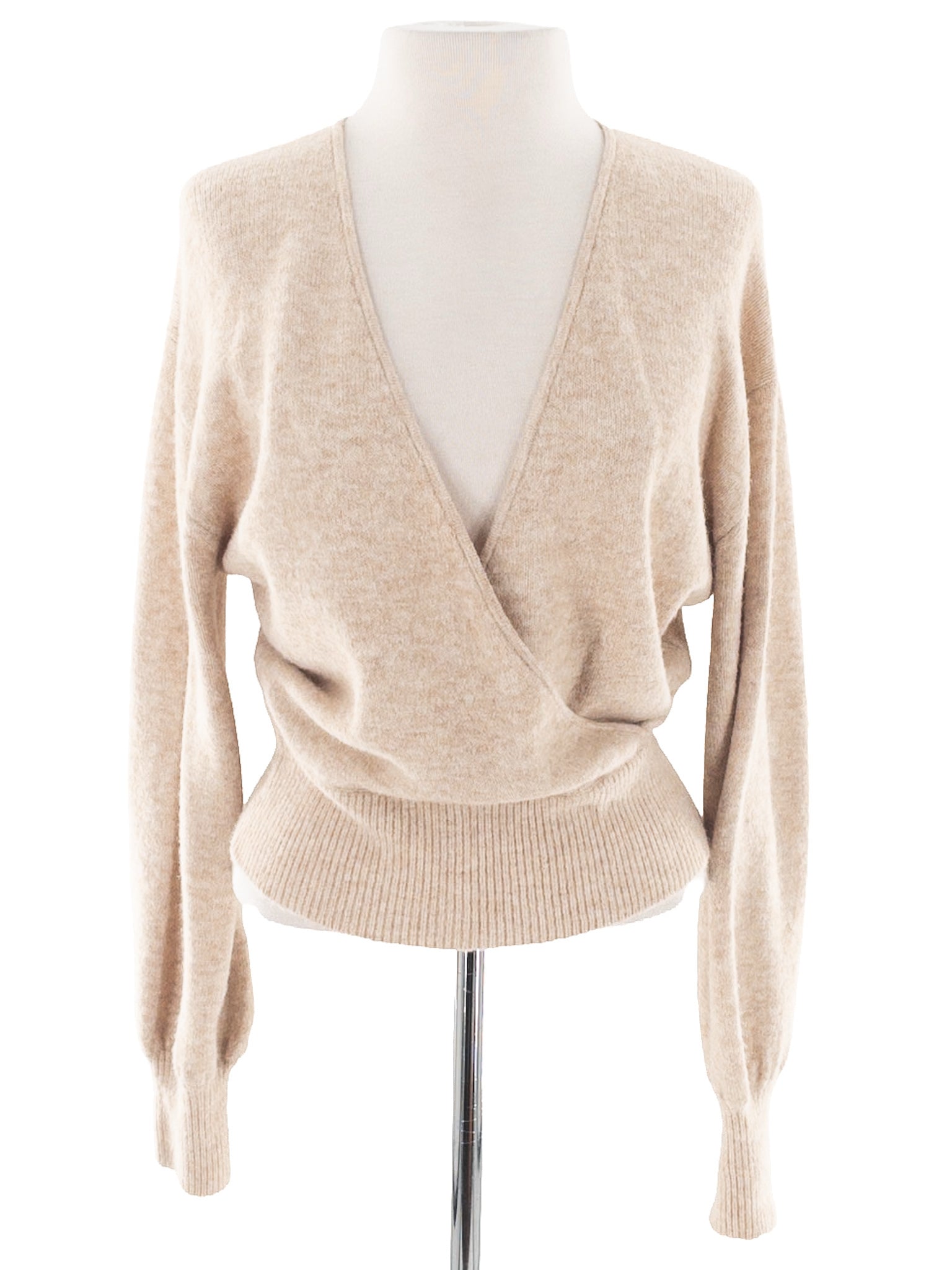 Wilfred Oatmeal Wrap Cashmere Size M Sweaters