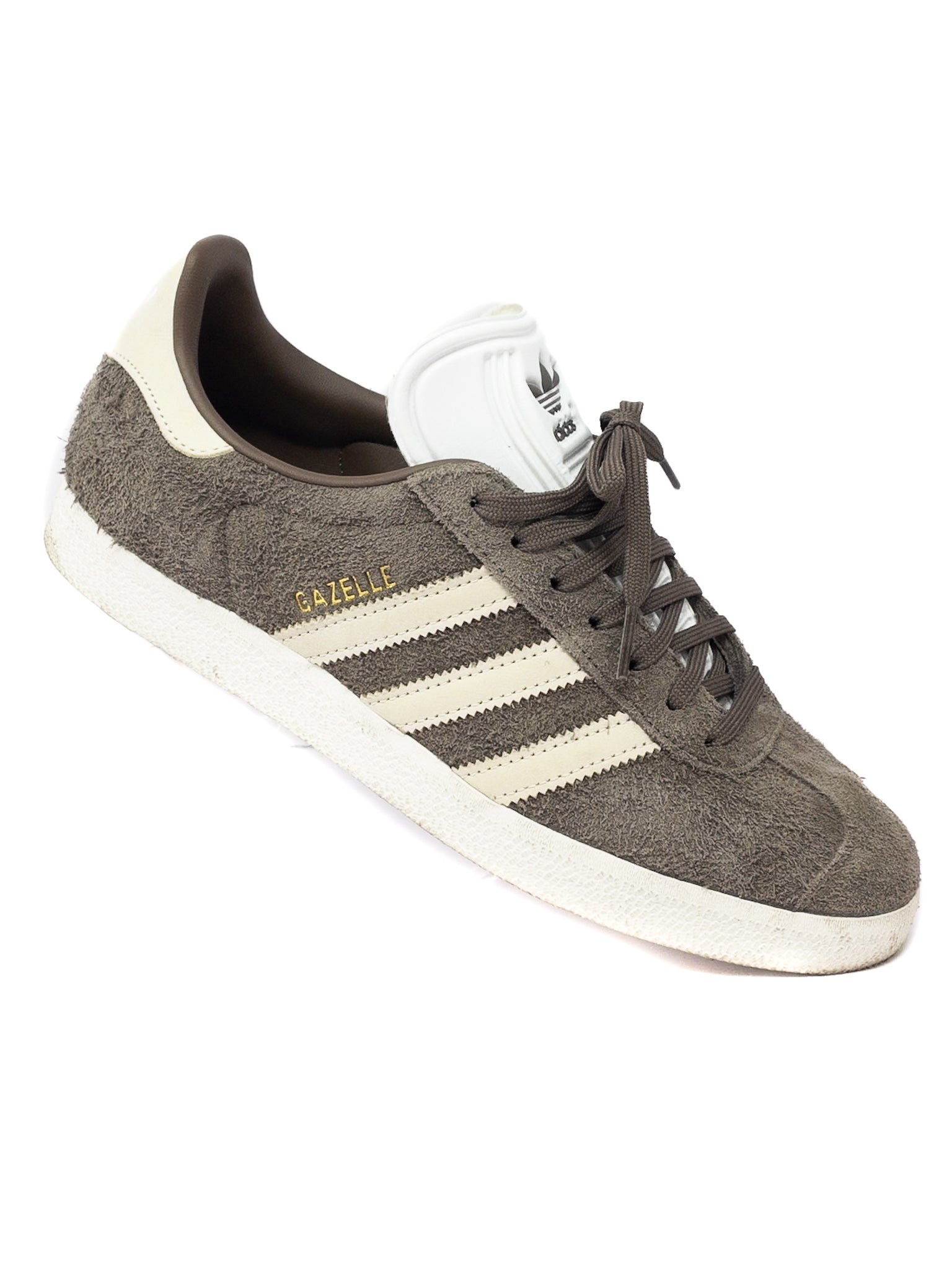 Adidas Taupe White Texture 9 Sneakers