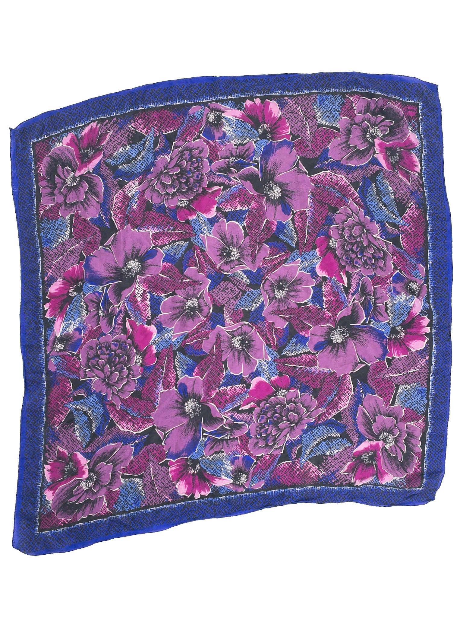 Purple Multi Floral Scarves