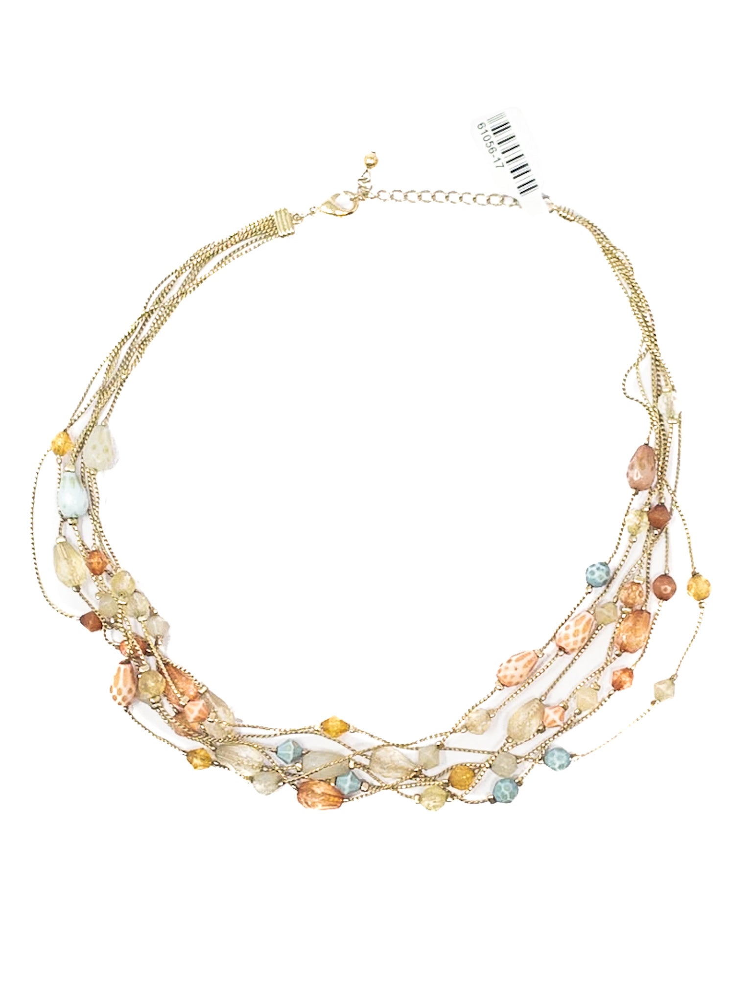 Peach Beaded Necklaces