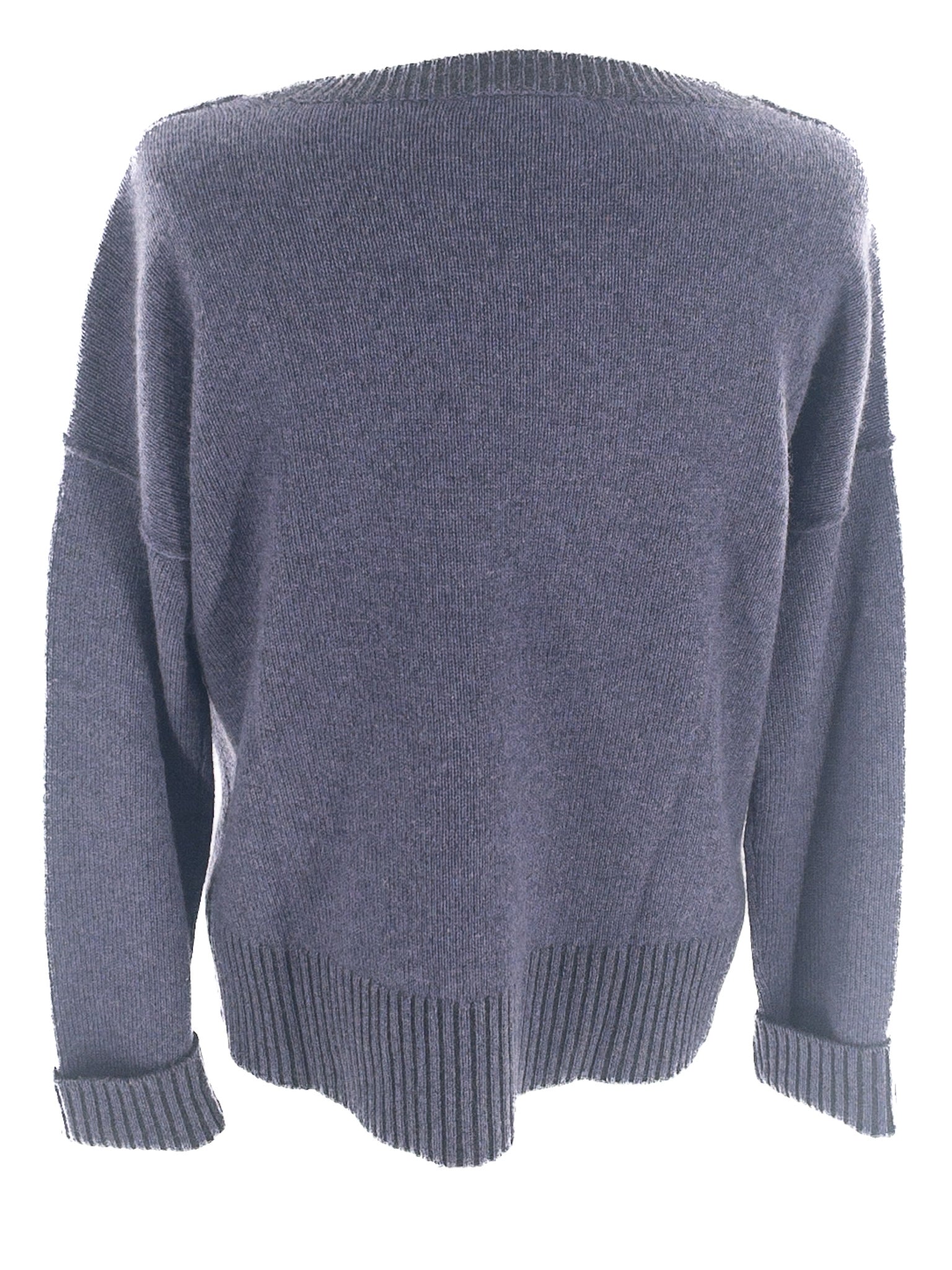 Eileen Fisher Purple Crew Neck Cashmere Blend Size XS Sweaters