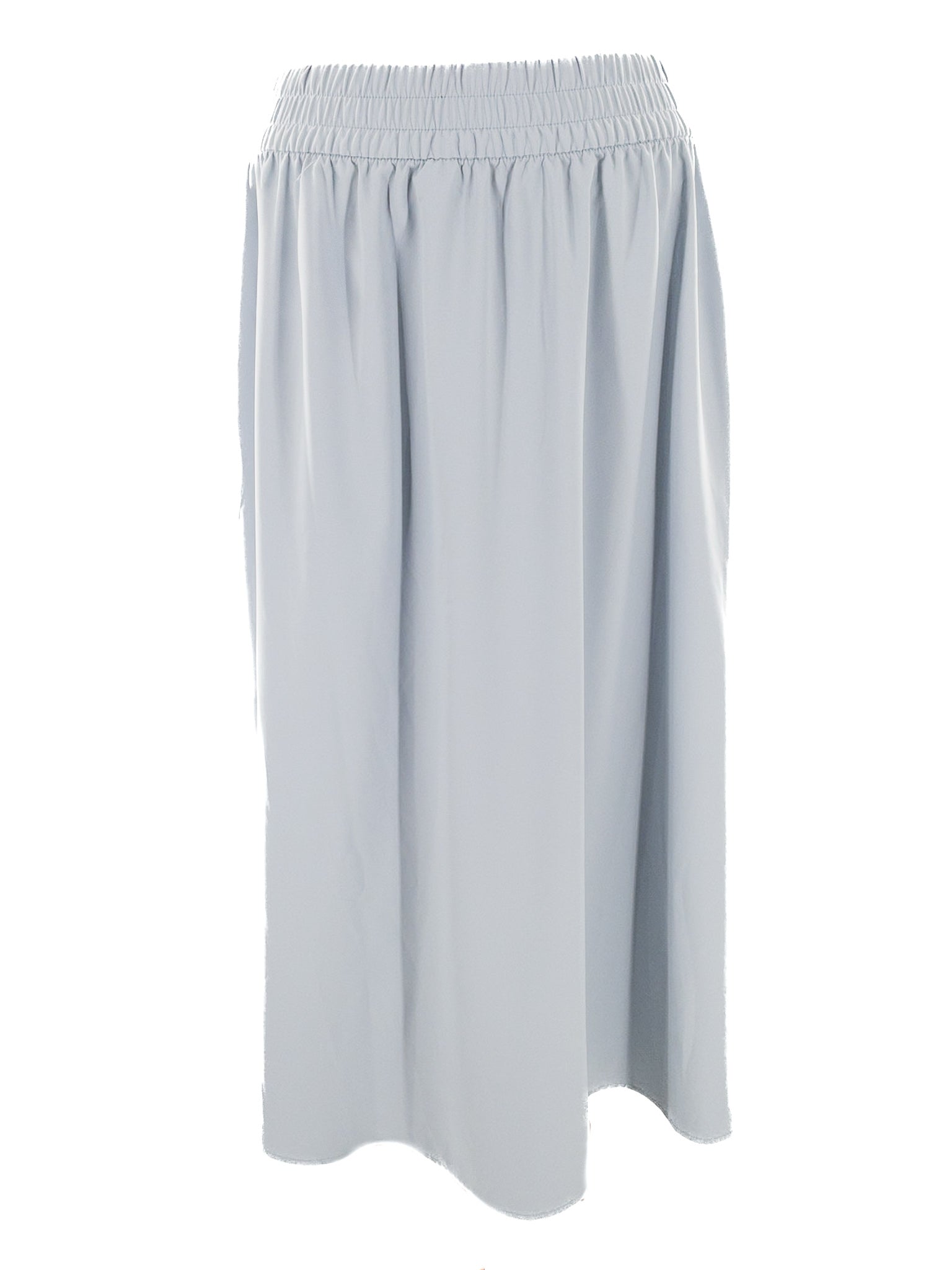 Lou & Gray Light Blue Elastic Band Polyester Size M Skirt