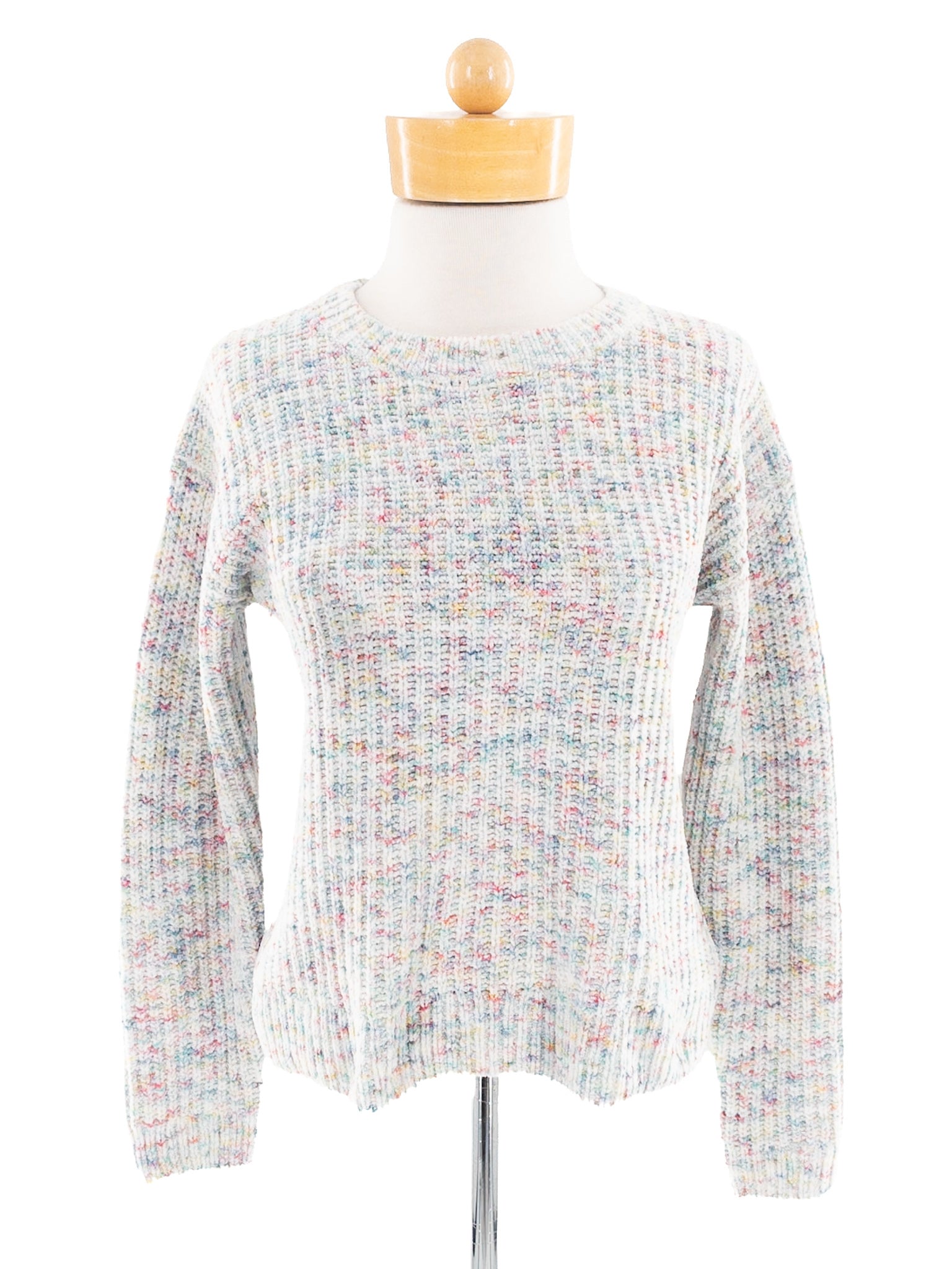 J Crew Multi-Color Ribbed Polyester Size XS Sweaters