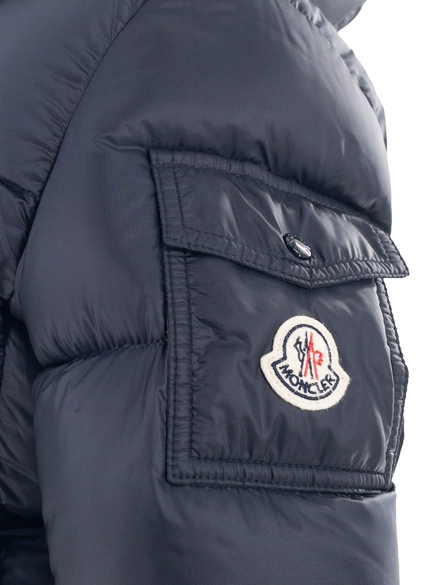 MONCLER Midnight Blue Puffer Down Size 2 Jacket