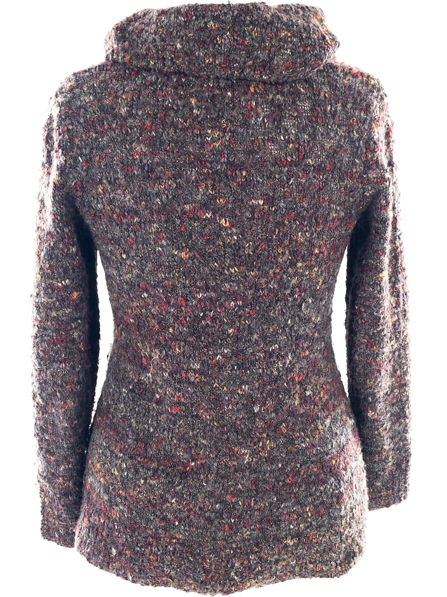 Fever Charcoal Multi Fleck Acrylic Blend Size M Sweaters