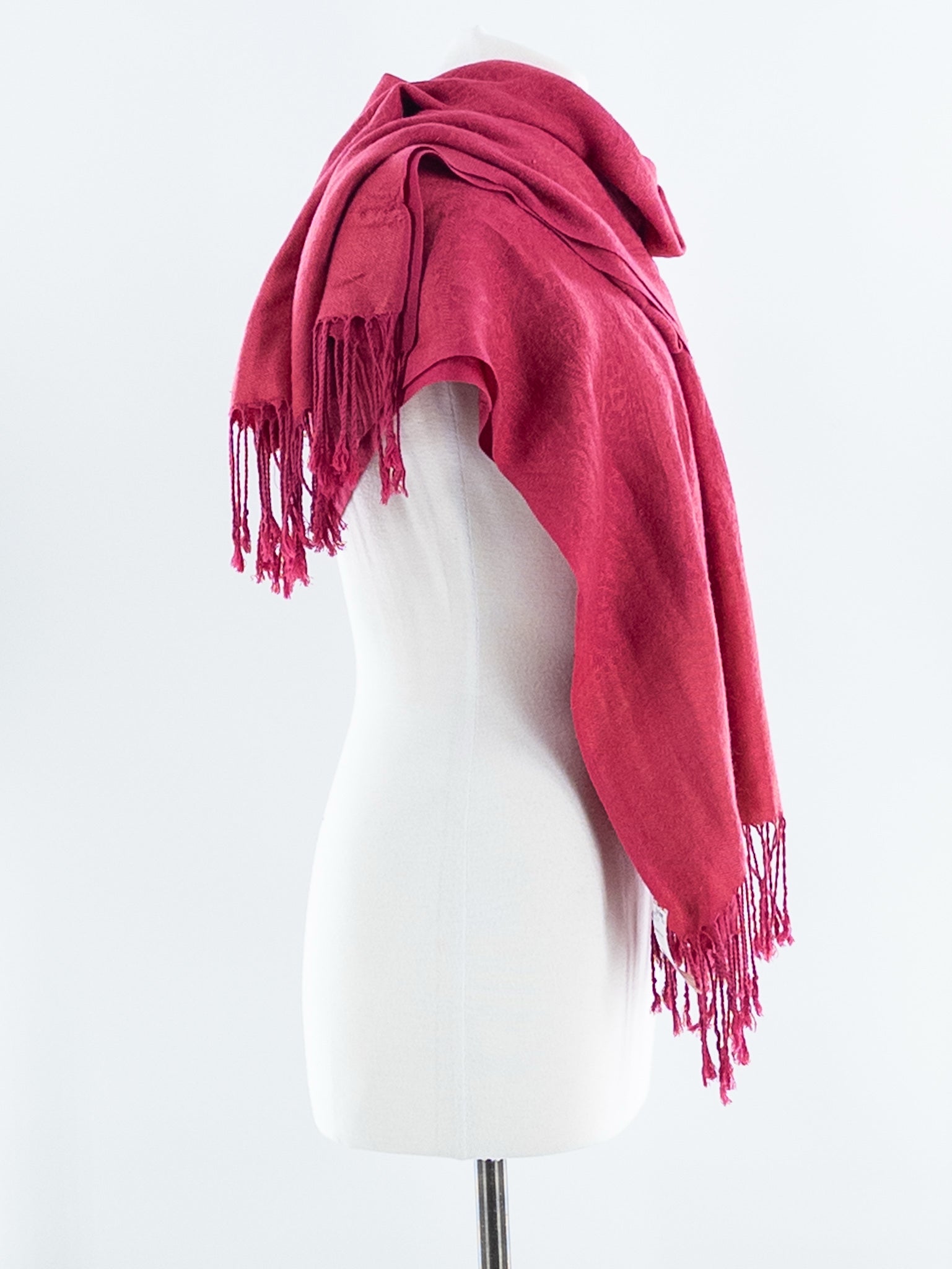 Raspberry Scarves