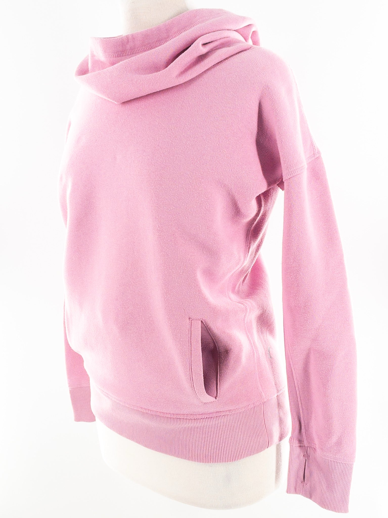 Zyia Pink Hooded Cotton Blend Size XXS Sweatshirt
