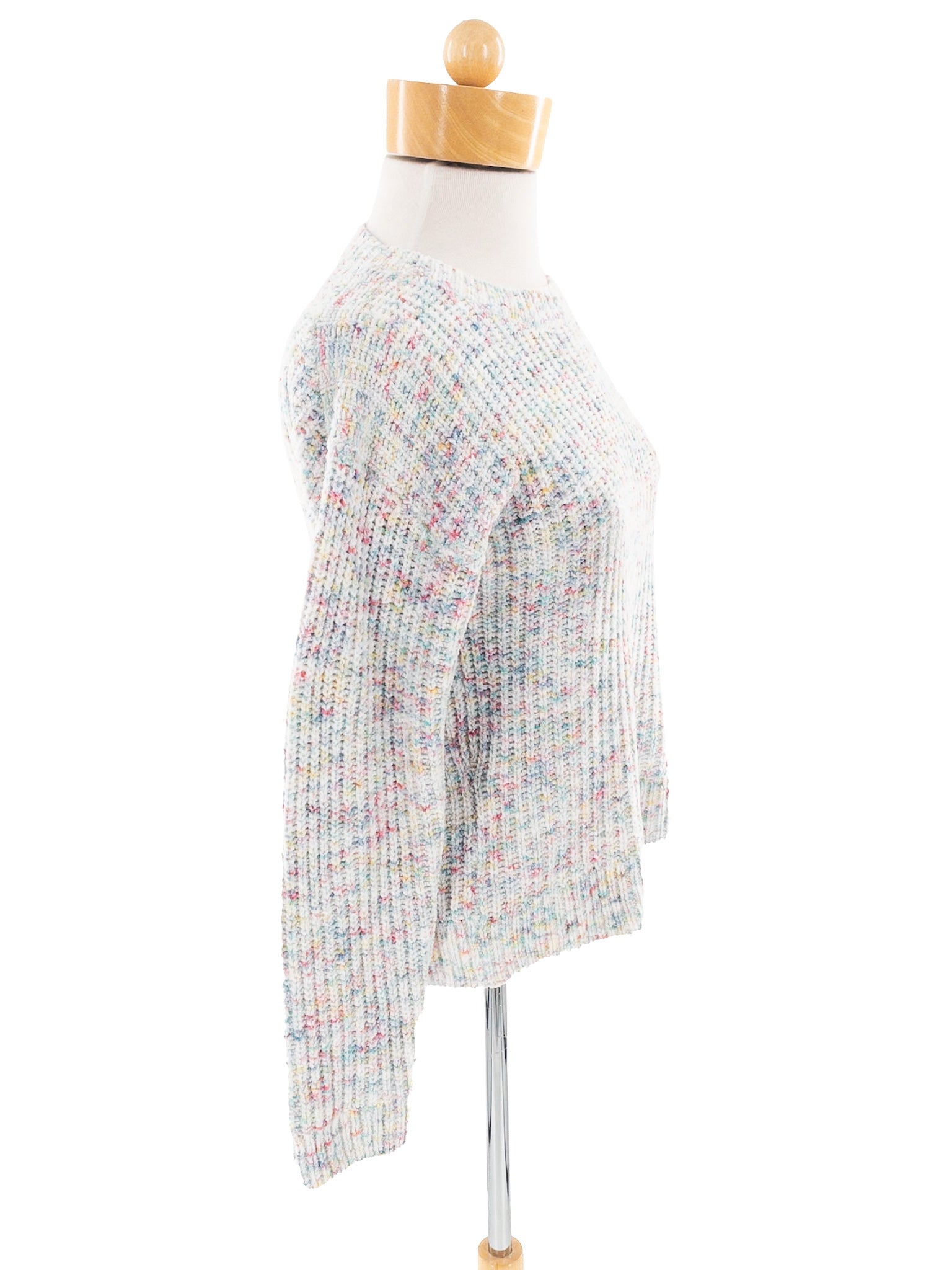 J Crew Multi-Color Ribbed Polyester Size XS Sweaters