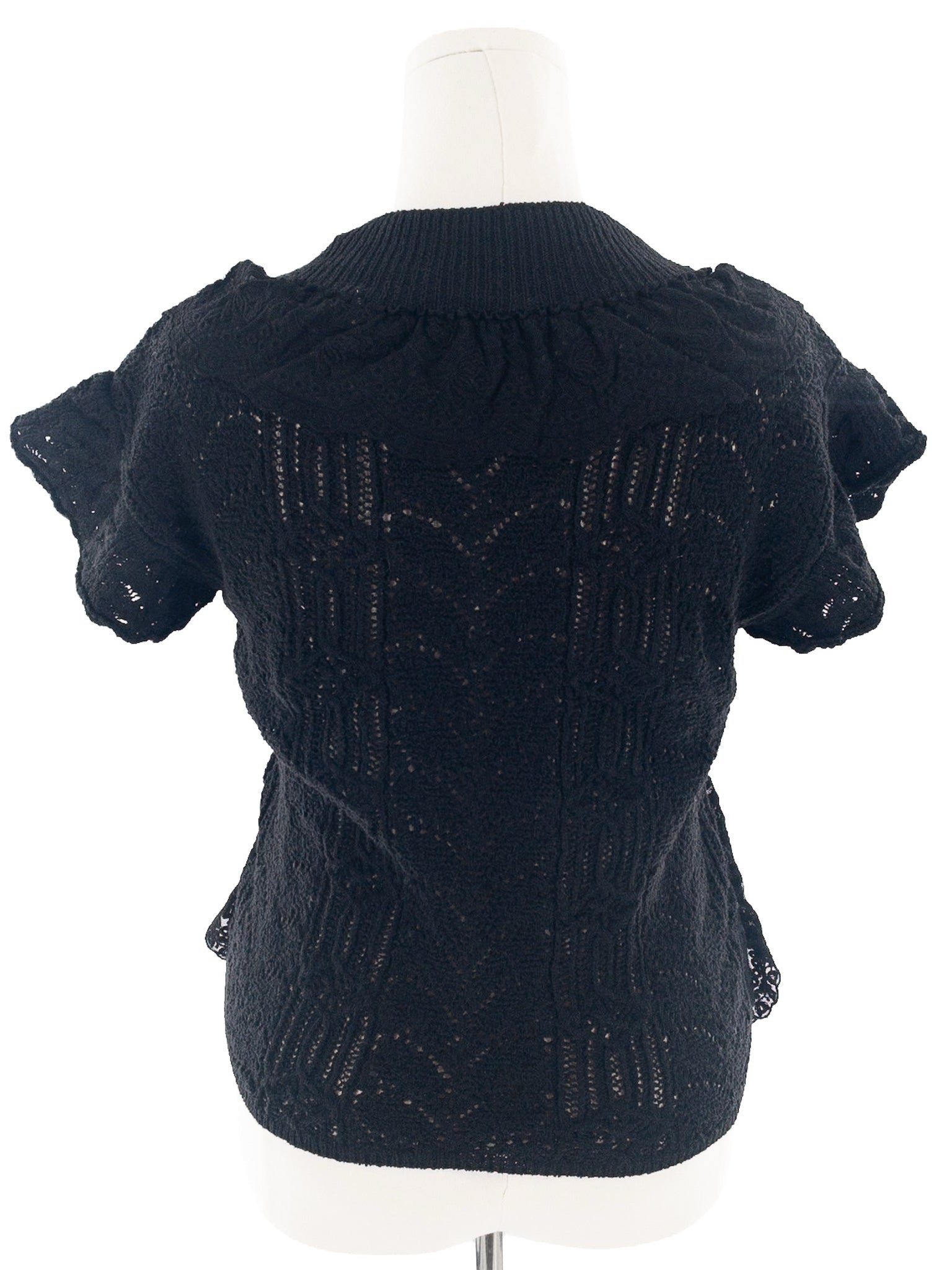 Zara Black Texture Size L Sweaters
