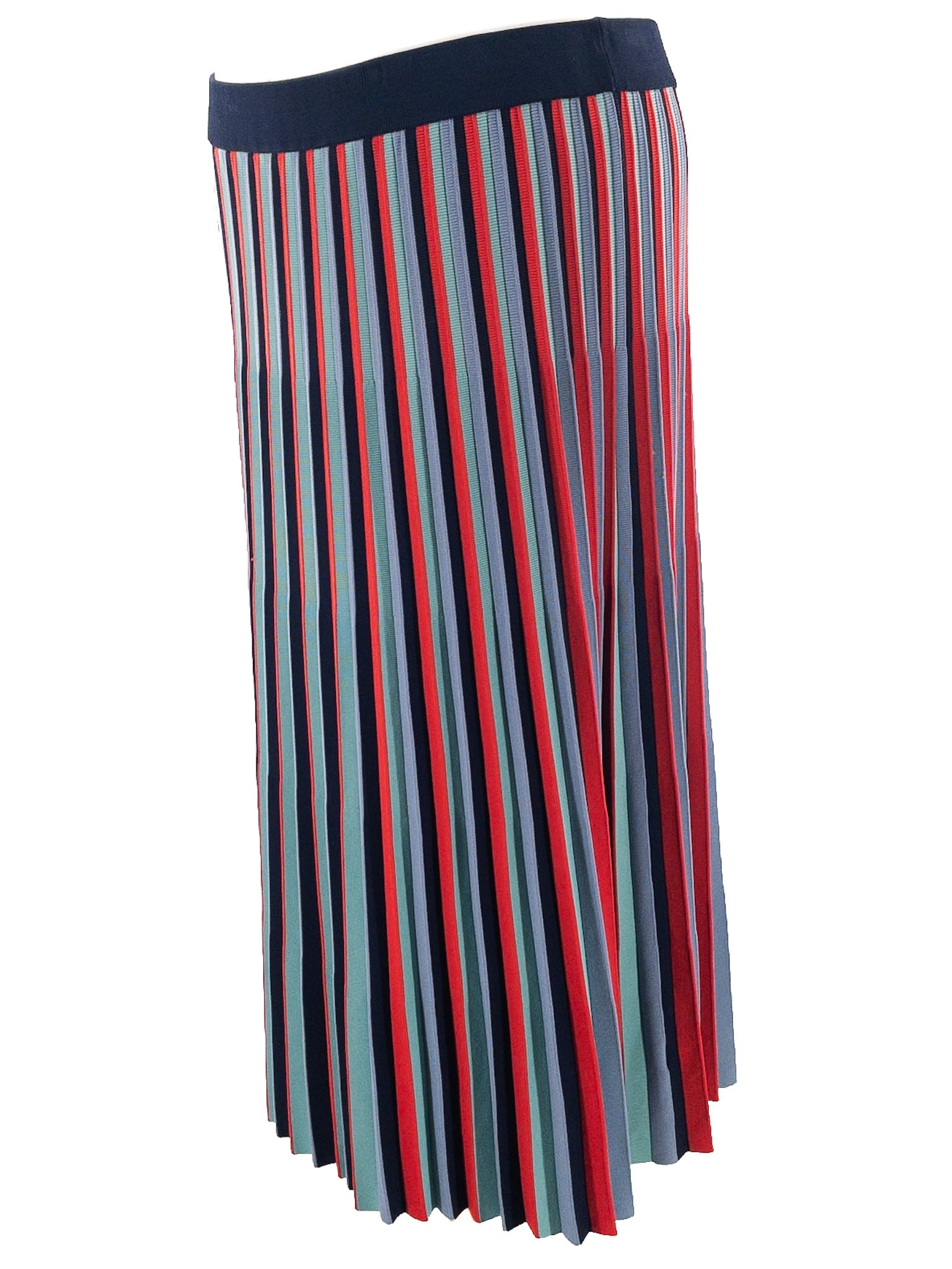 Halogen Multi-Color Stripe Rayon Blend Size XXL Skirt