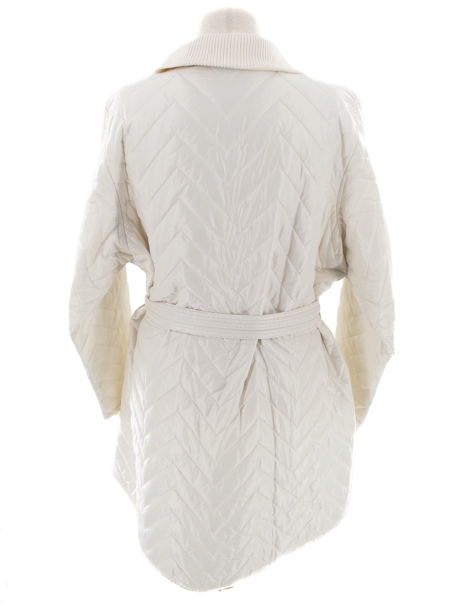 Athleta Cream Quilt Nylon Size 3X Coat