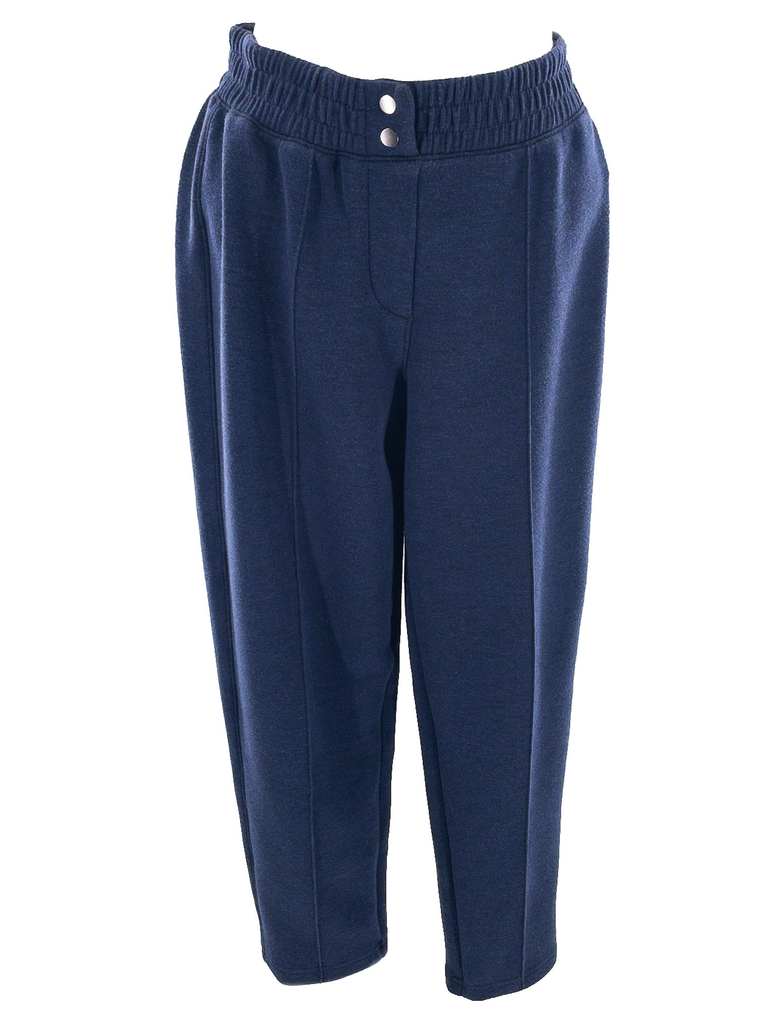 Spanx Navy Polyester Blend Straight Size SP Pants Set