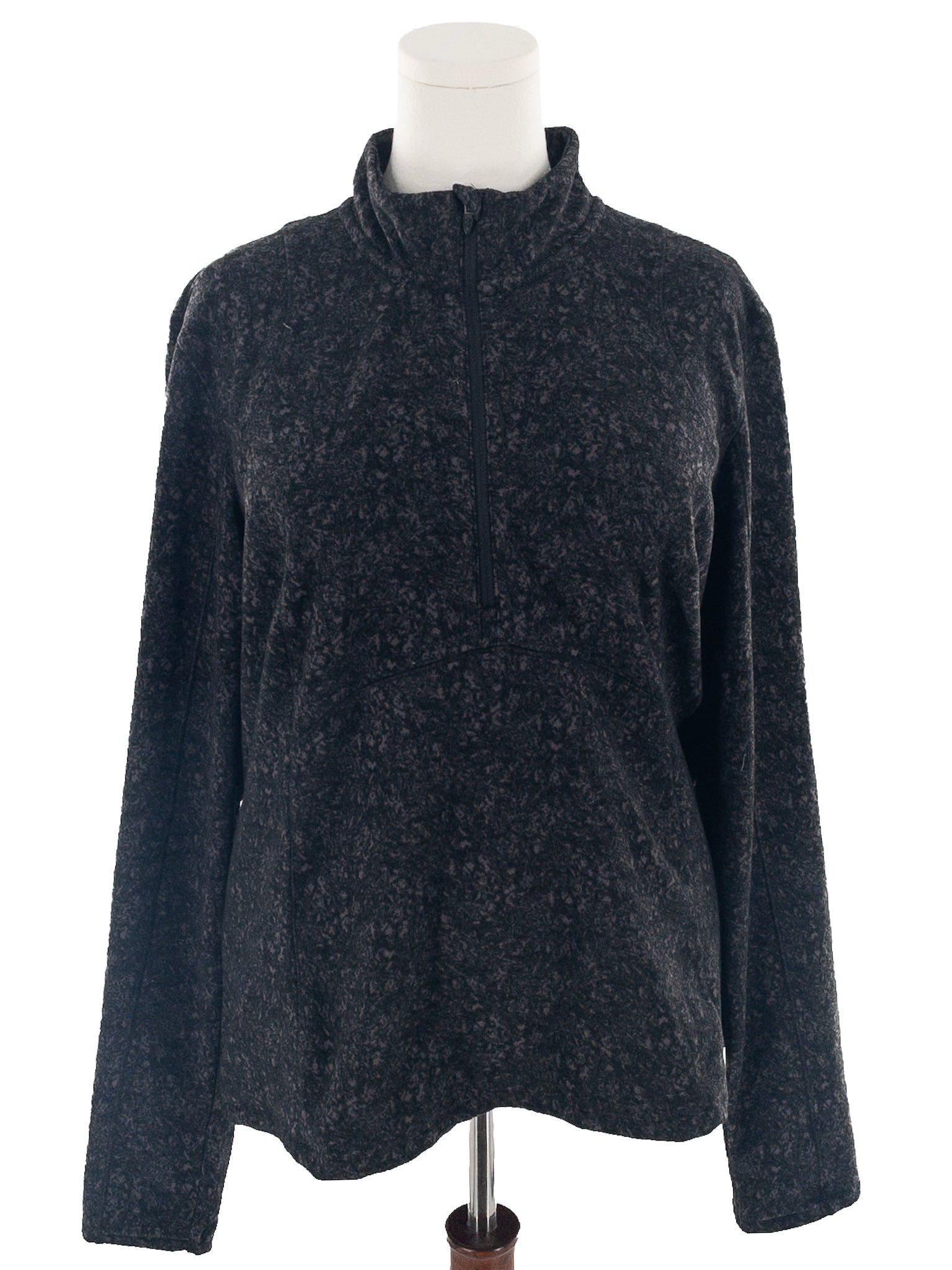Spyder Charcoal Black Zip Polyester Size XL Sweatshirt