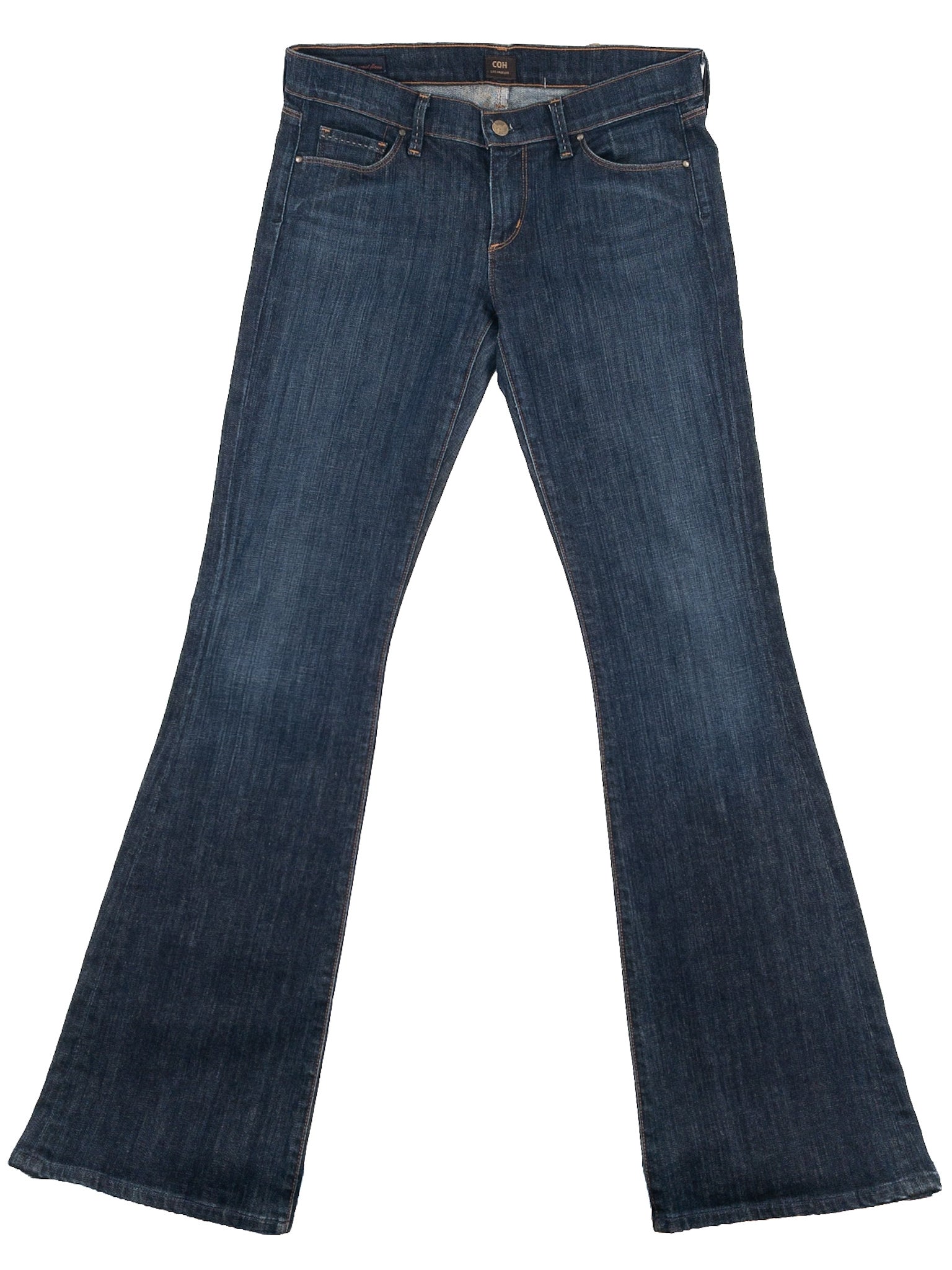 Citizens of Humanity Blue Washed Denim Flare Size 8 Jeans