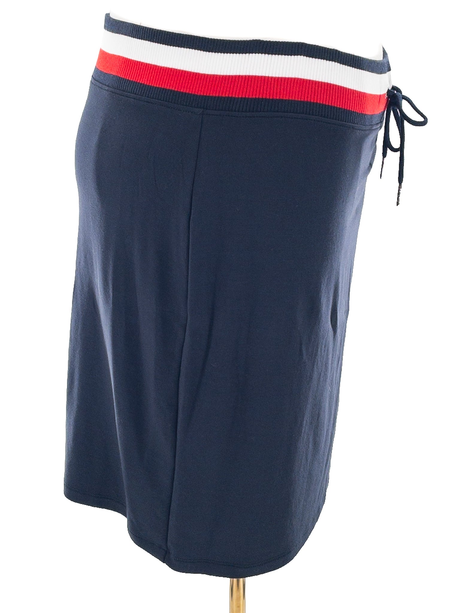 Tommy Hilfiger Navy Red Viscose Blend Size M Skirt