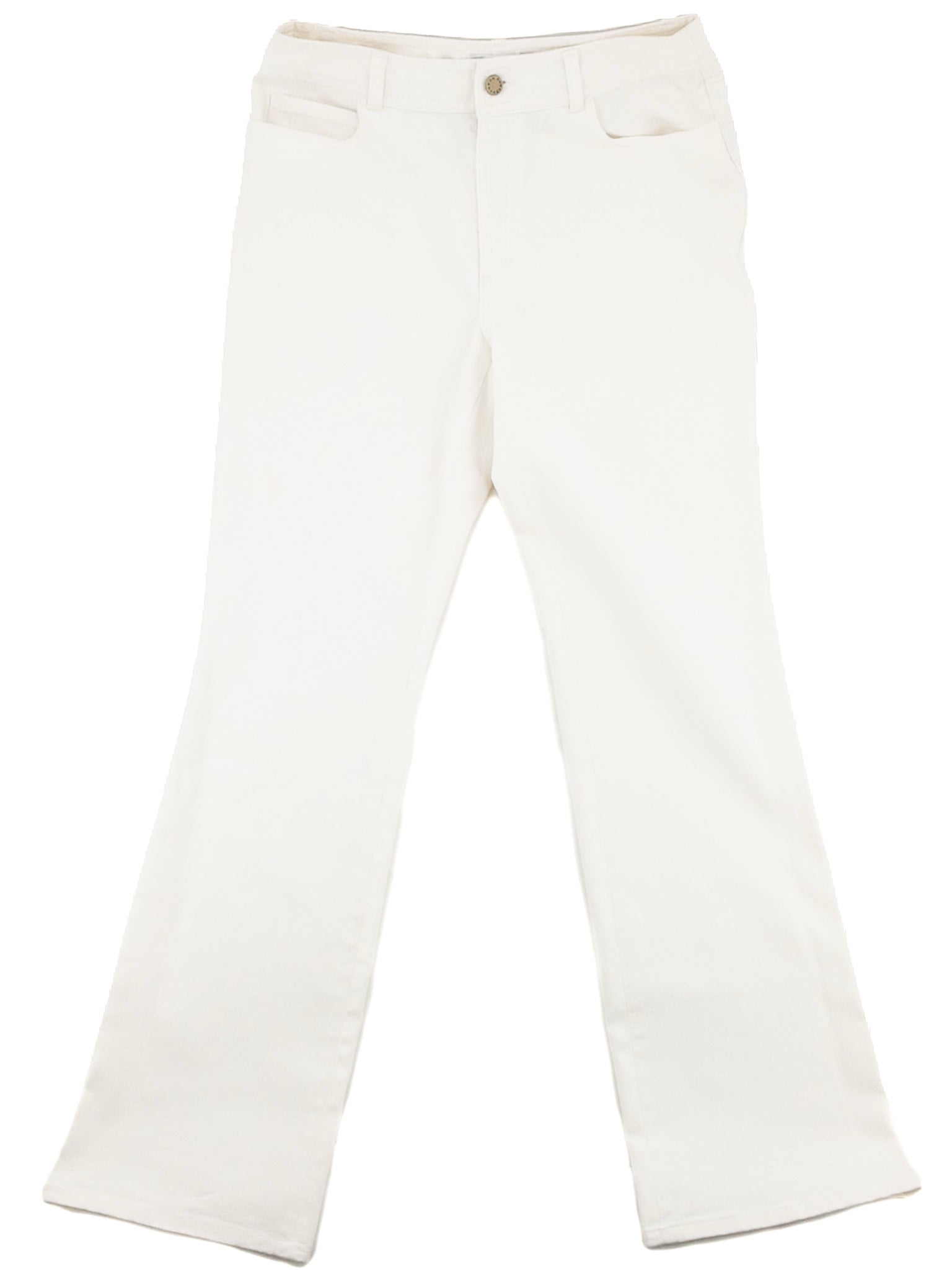 Dana Buchman White Denim Flare Size 4 Jeans
