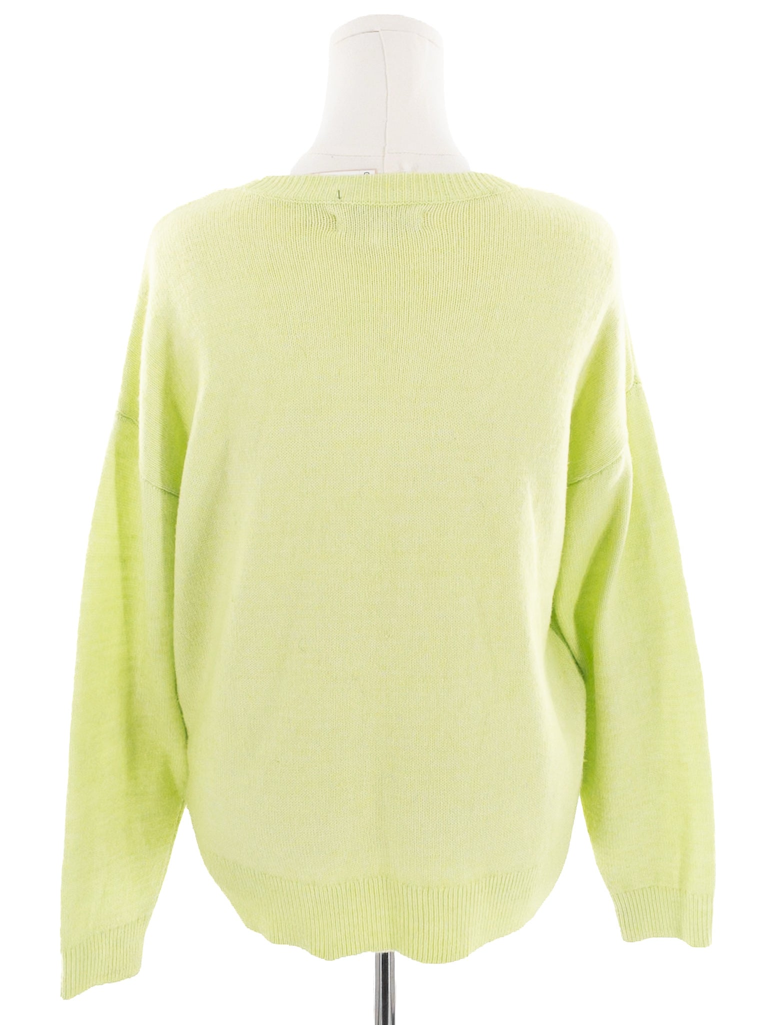 Elizabeth and James Neon Green Polyester Blend Size L Sweaters