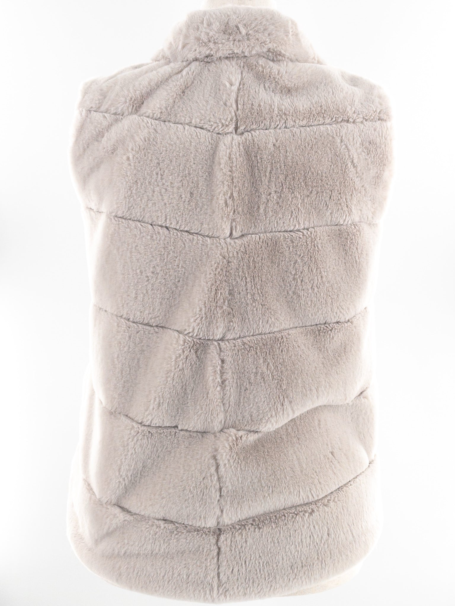 Dylan Ivory Fuzzy Polyester Size M Vest