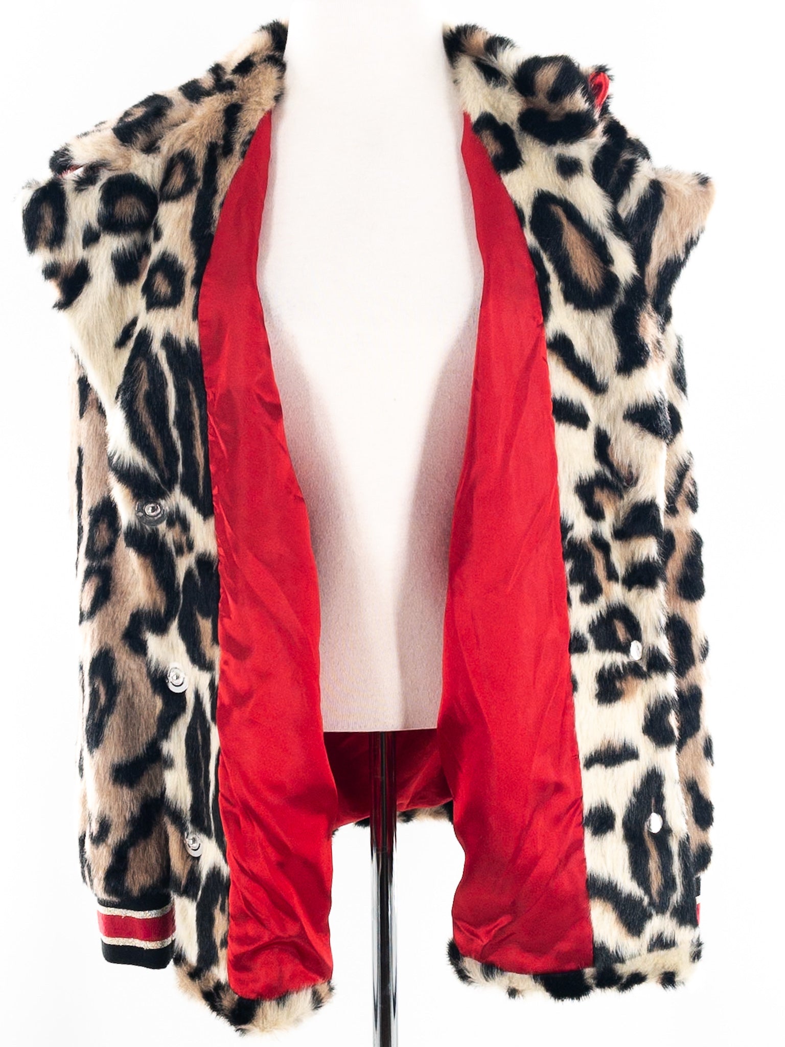 Hilary Radley Brown Black Animal Print Polyester Size L Jacket