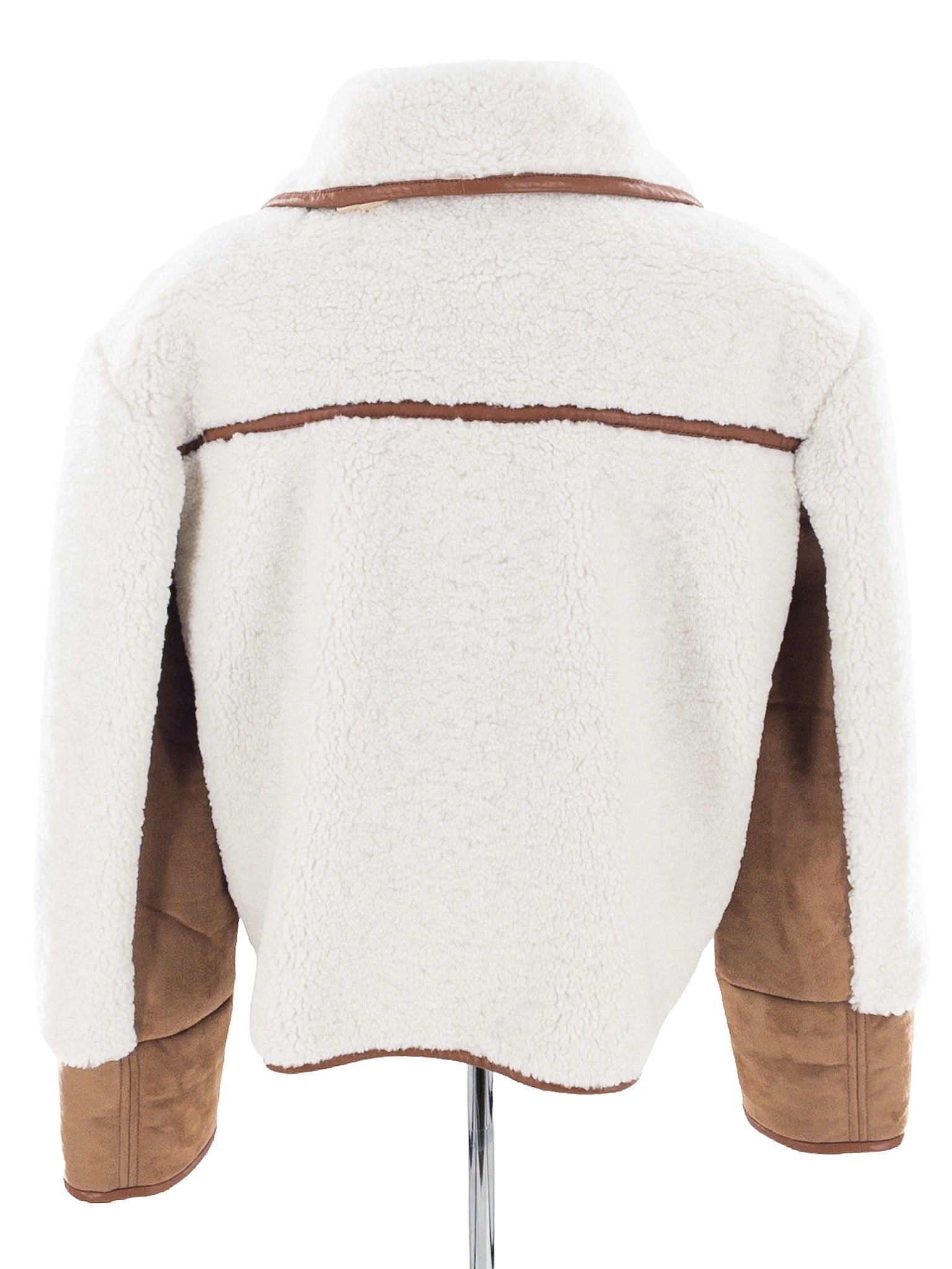 Loft Cream Brown Polyester Size M Jacket