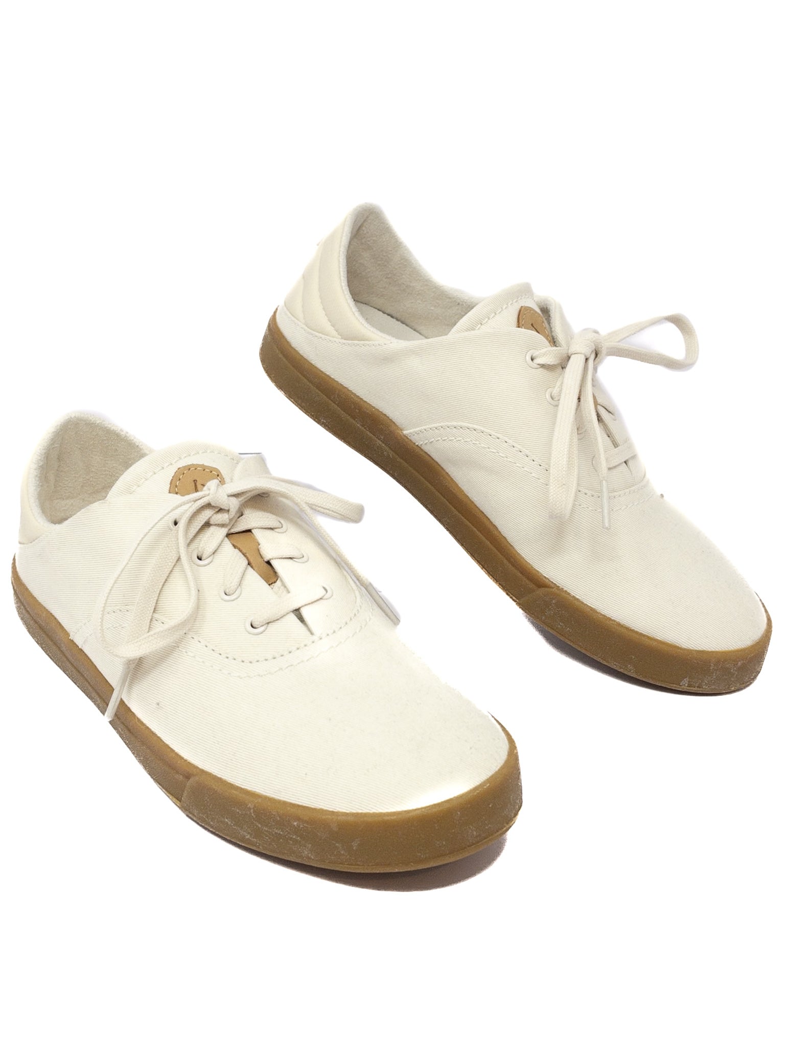 Olukai Cream Tie Canvas 9 Sneakers