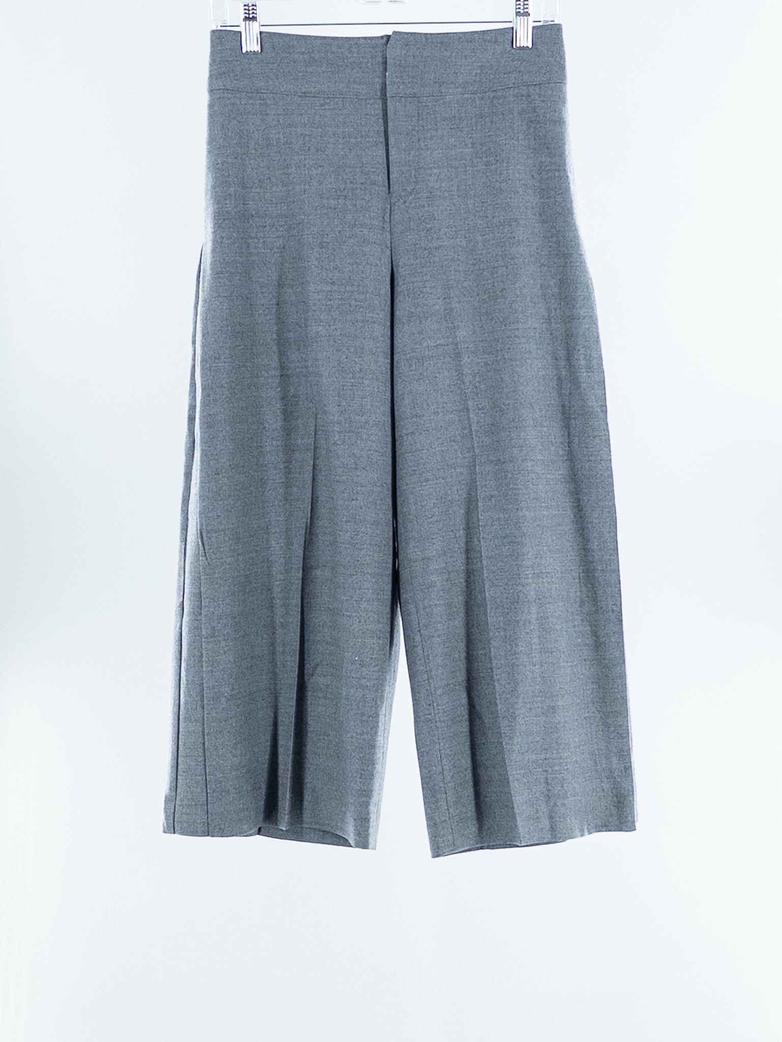 Club Monaco Gray Wool Blend Wide Crop Size 0 Pants