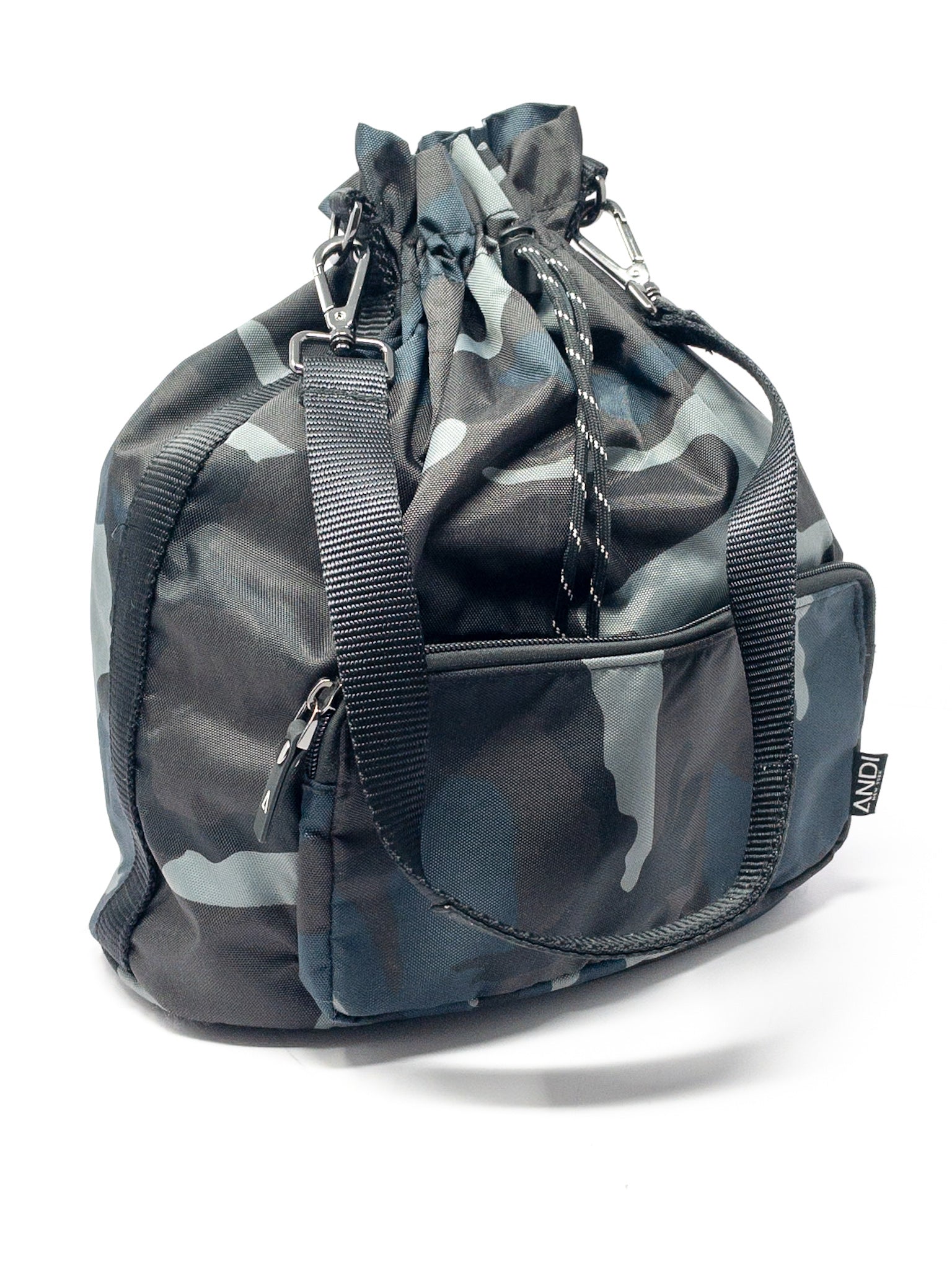 Andi Gray Camoflage Nylon Tote