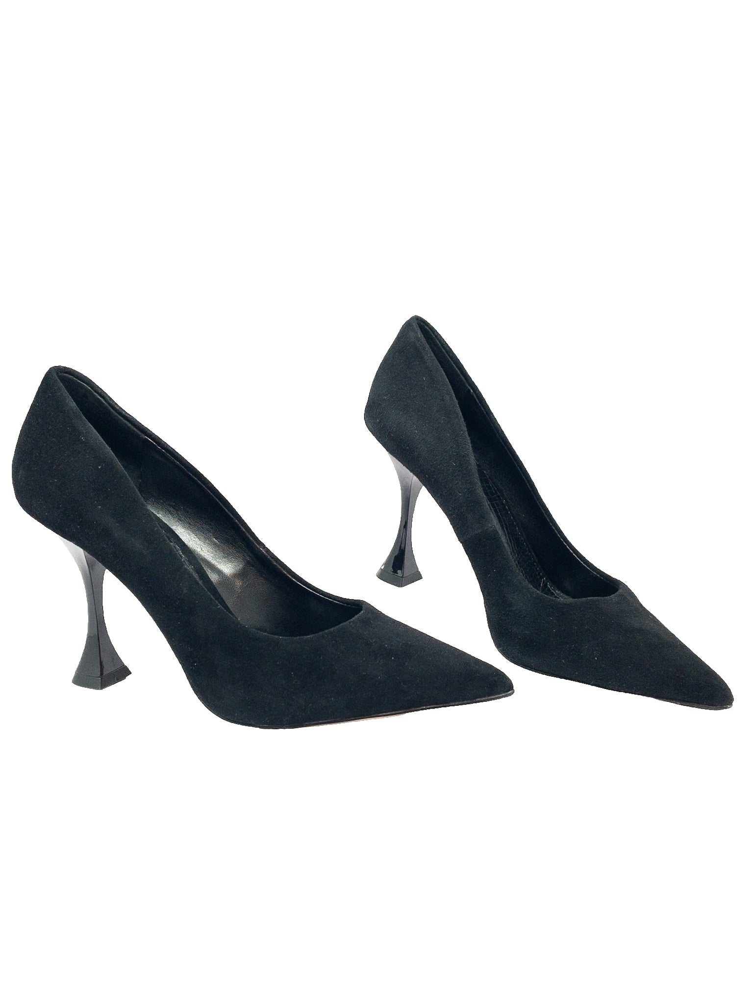 Vince Camuto Black Suede Leather 6 Pumps