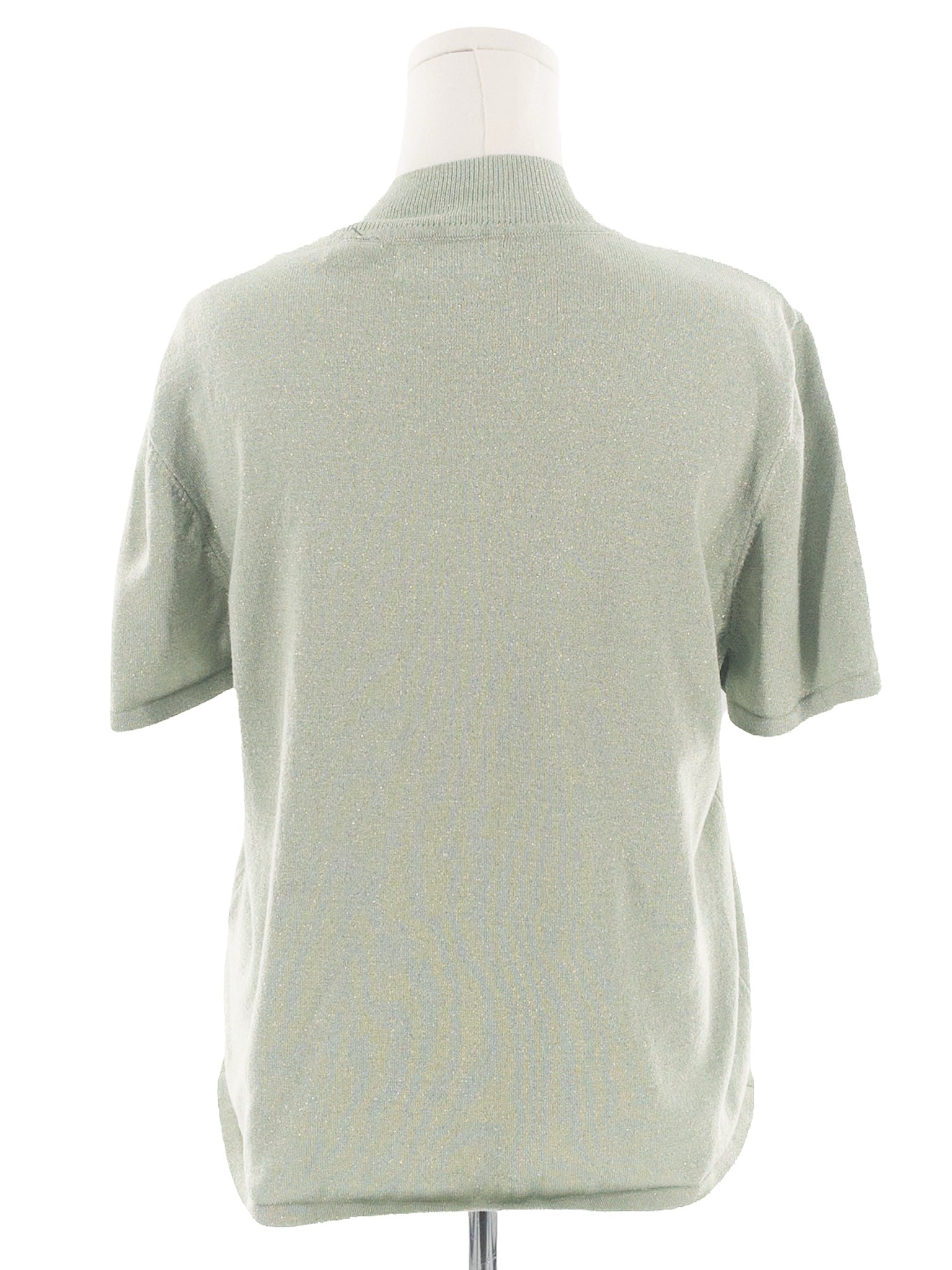 Alfred Dunner Mint Sequin Rayon Blend Size L Sweaters