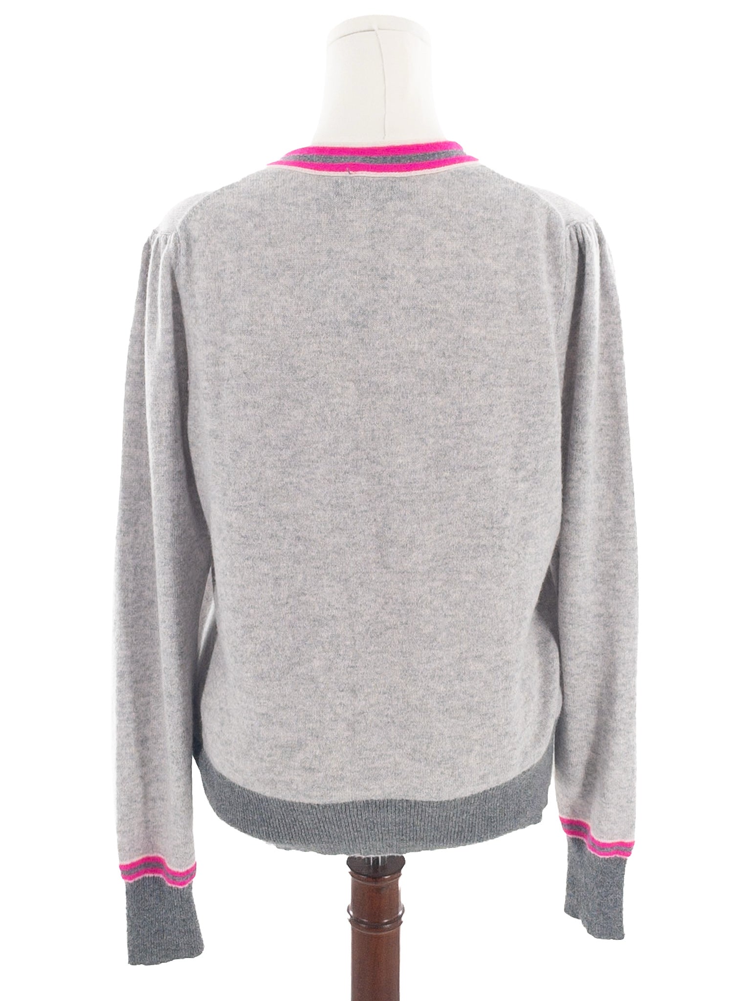 Charter Club Gray Pink Cashmere Size XL Cardigan