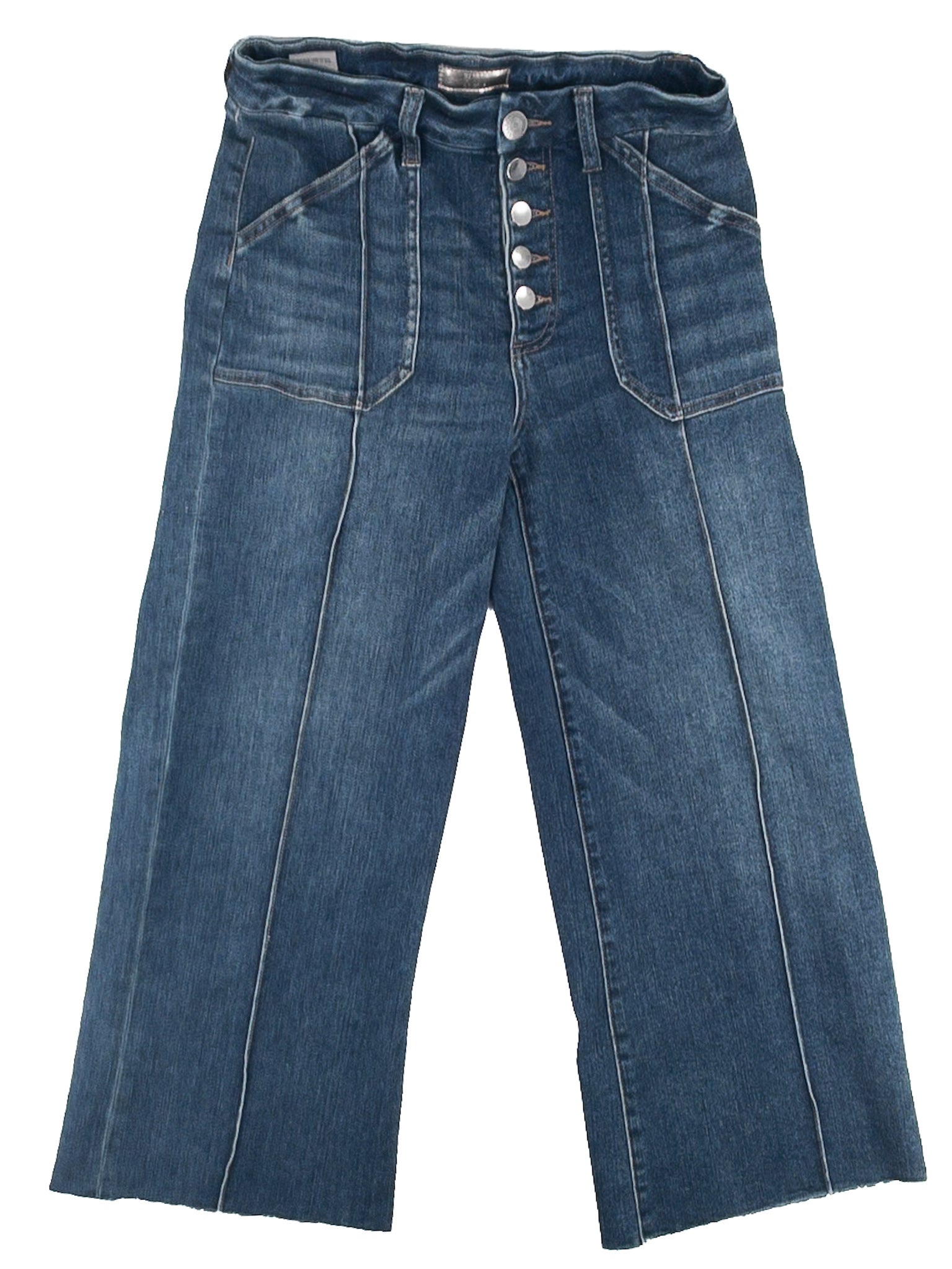 Kut Blue Washed Denim Wide Leg Size 4 Jeans
