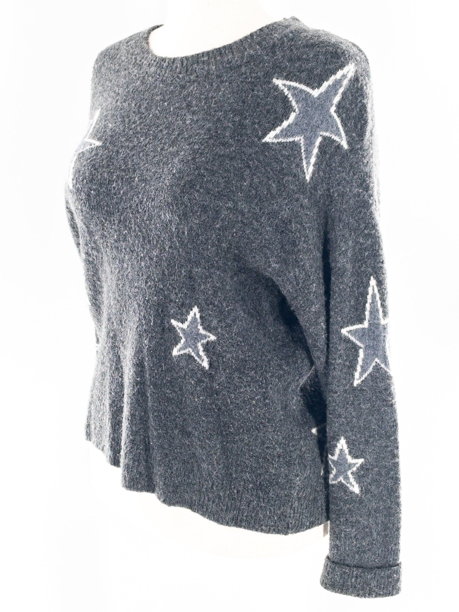 Rails Gray Star Wool Blend Size S Sweaters
