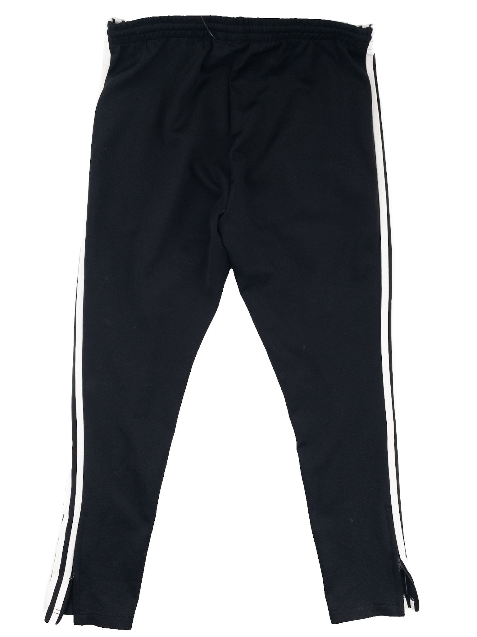 Adidas Black White Piping Polyester Blend Size L Pants/Active