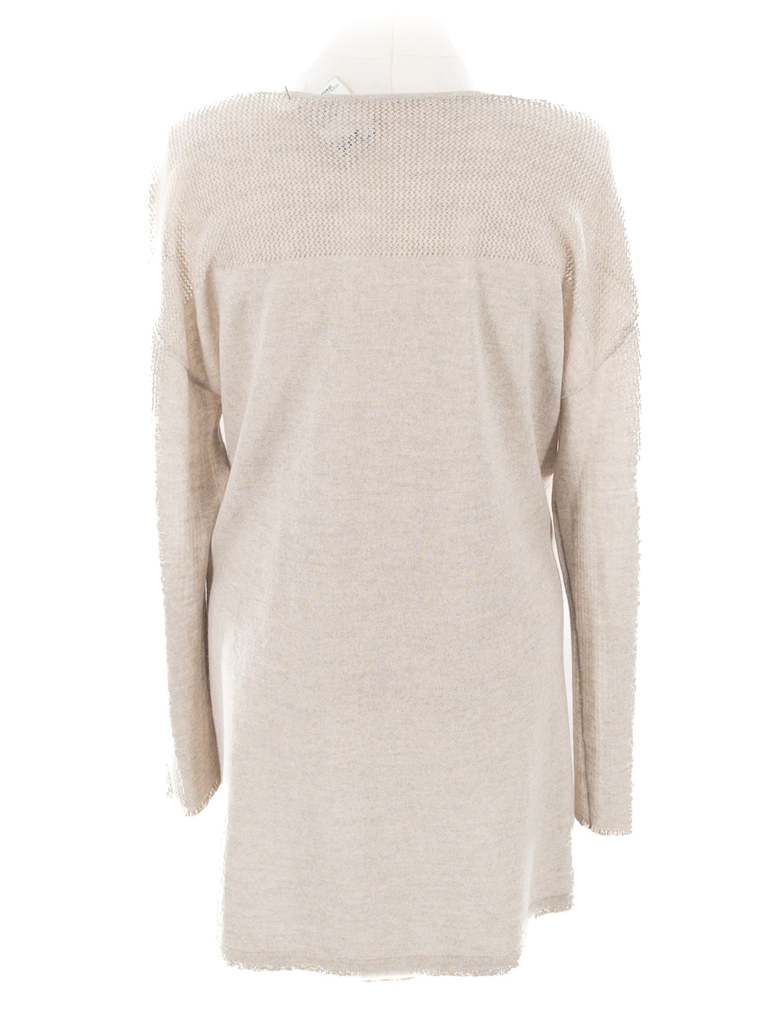 Eileen Fisher Oatmeal Mesh Wool Size XL Sweaters