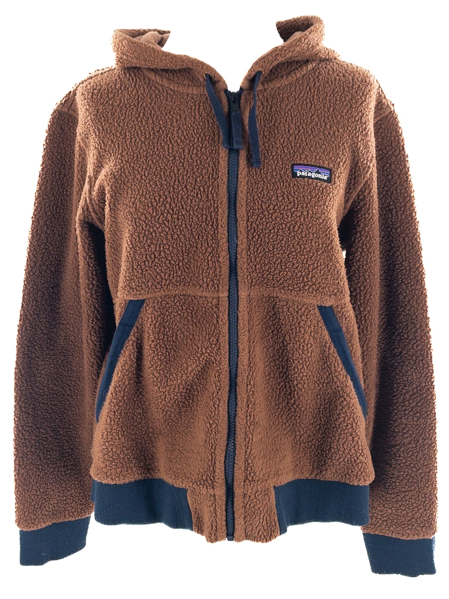 Patagonia Brown Fuzzy Polyester Size M Jacket