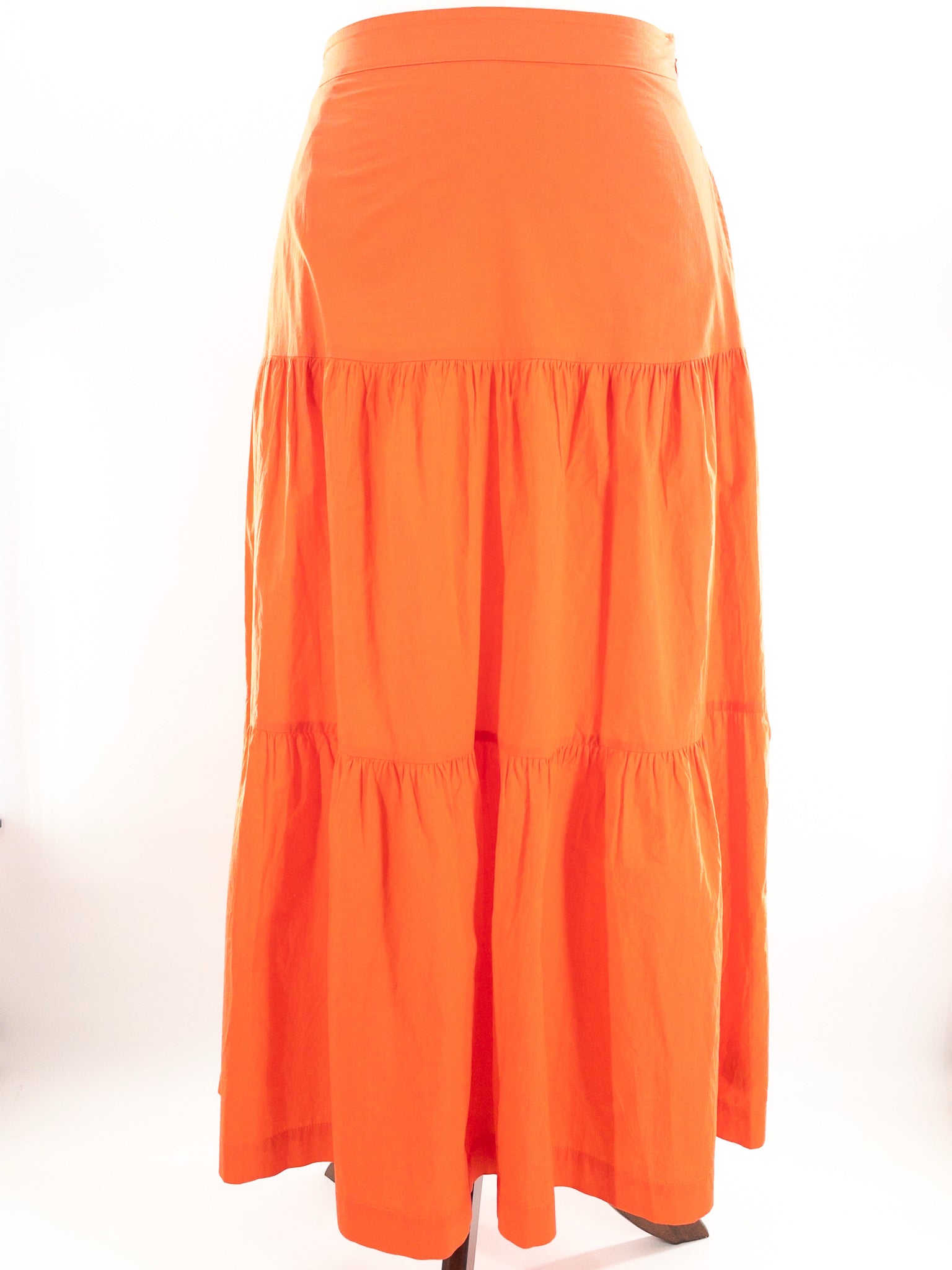 Gap Orange Tiers Cotton Size 8 Skirt