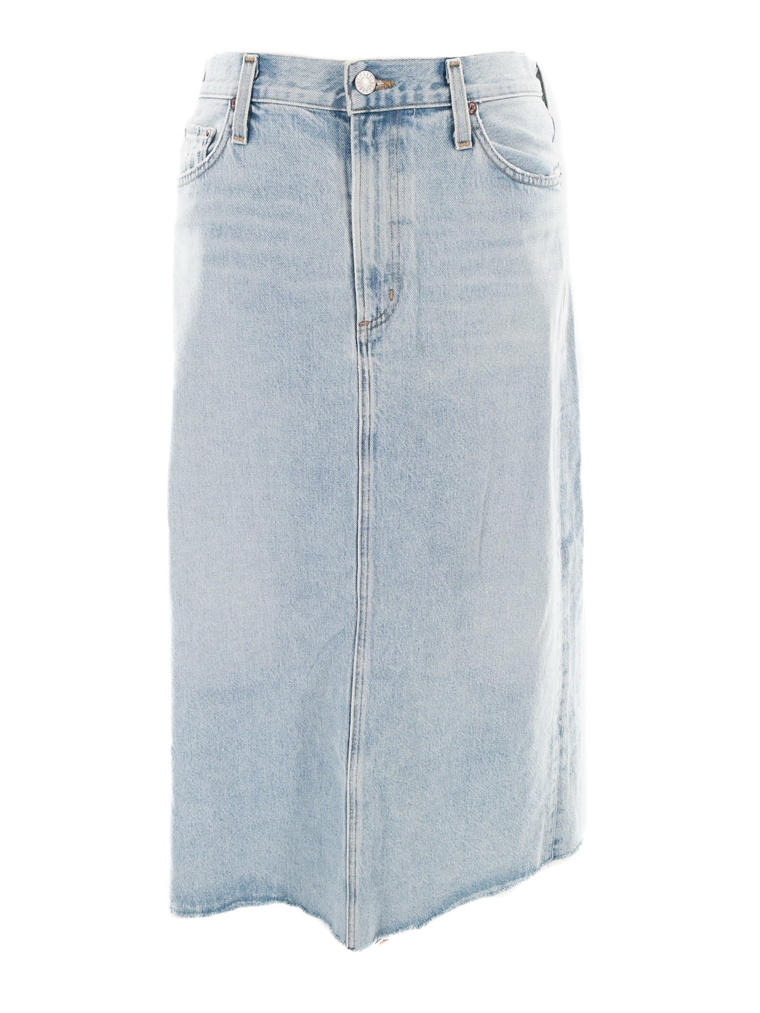 AGOLDE Light Blue Denim Size 10 Skirt