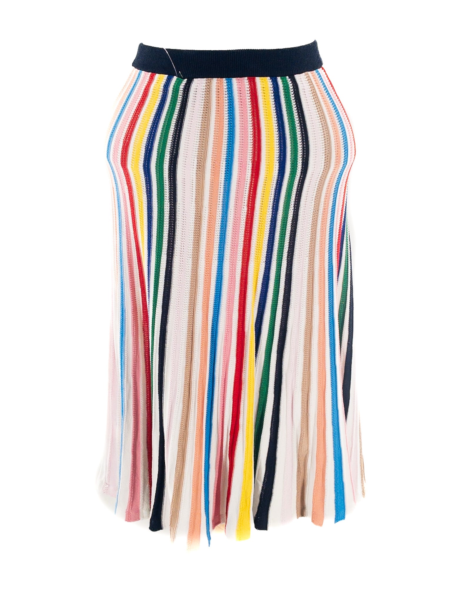 J Crew Multi-Color Stripe Knit Size S Skirt