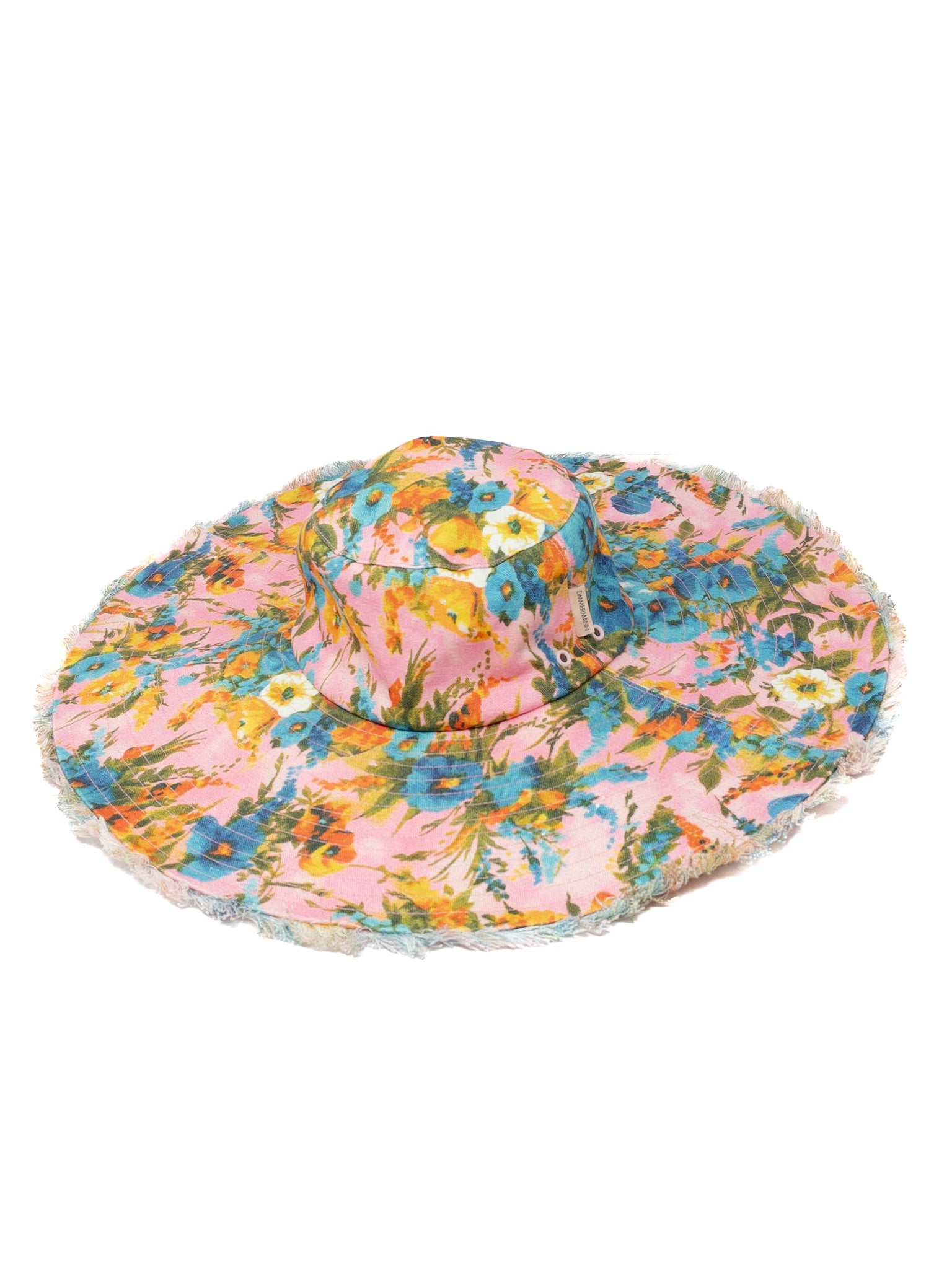 Zimmerman Pink Multi Floral Canvas Hats