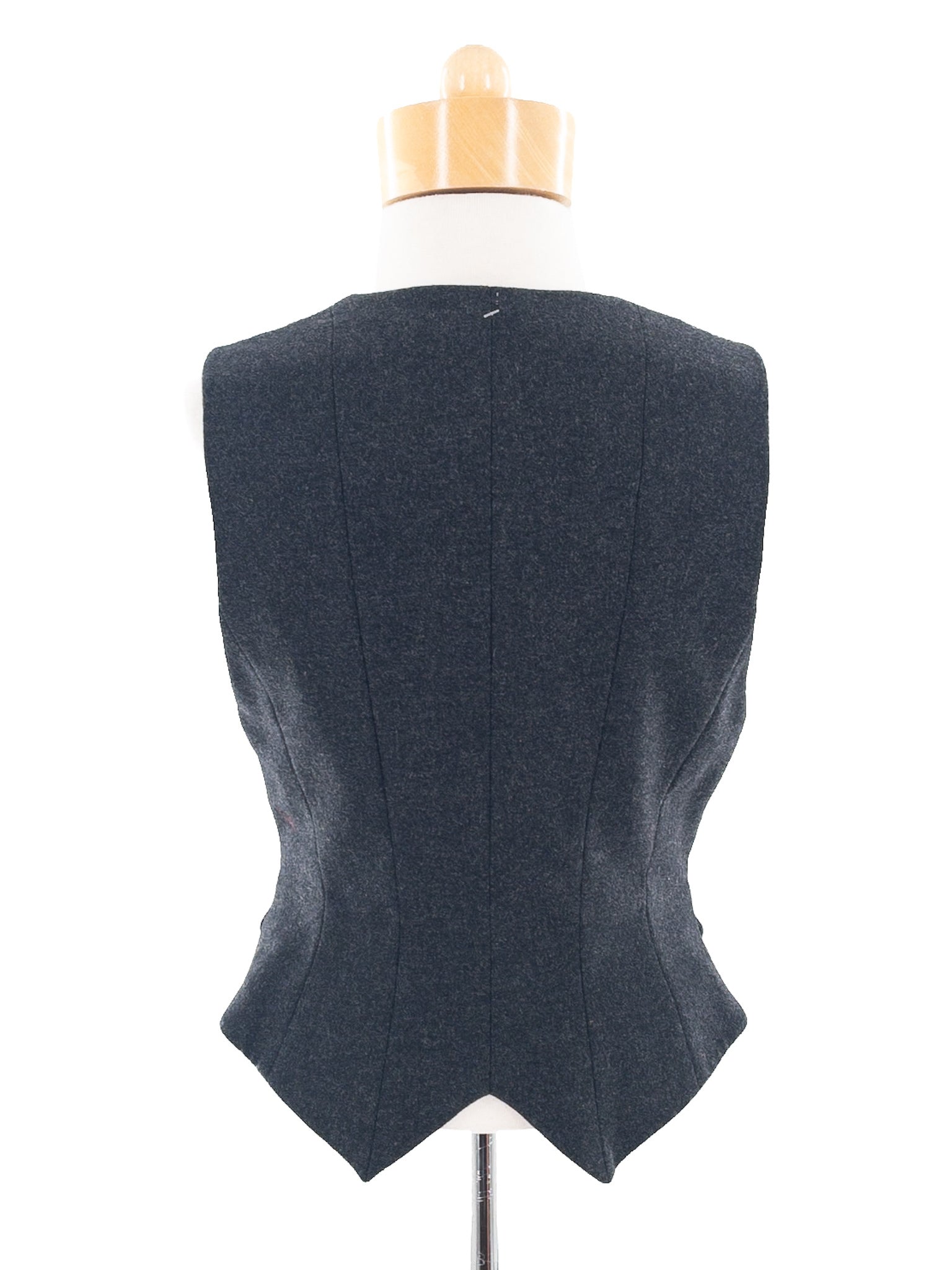 Karl Lagerfeld Charcoal Wool Size 10 Vest