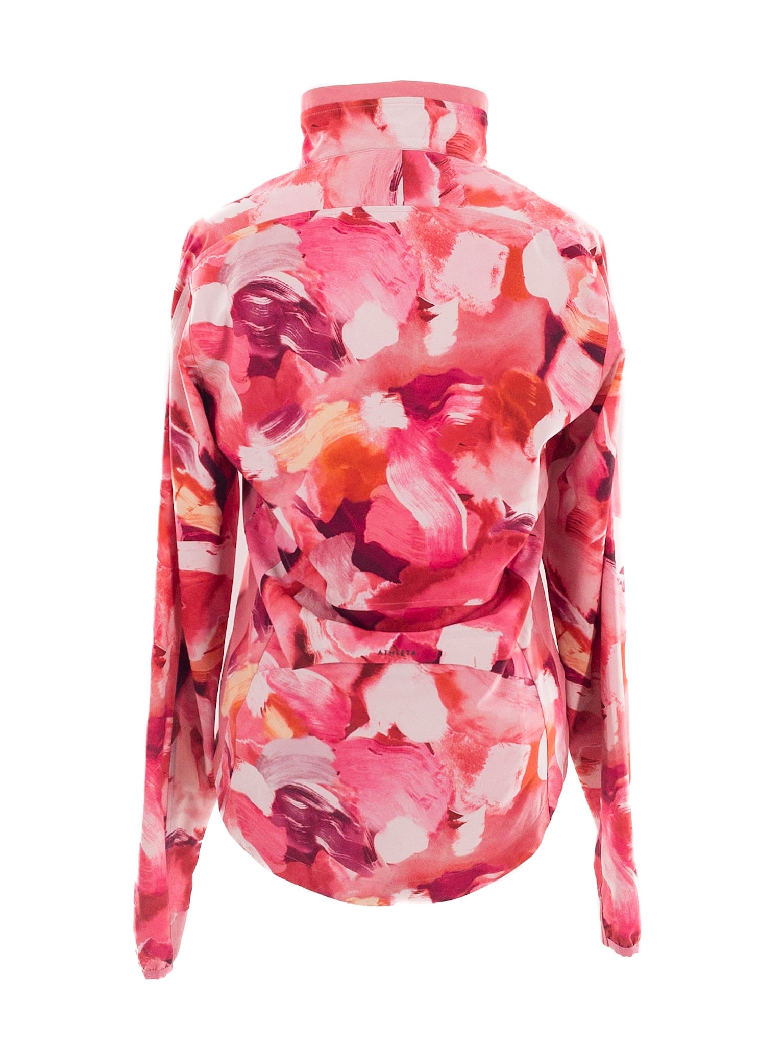 Athleta Pink Floral Polyester Size S Sweatshirts/Active