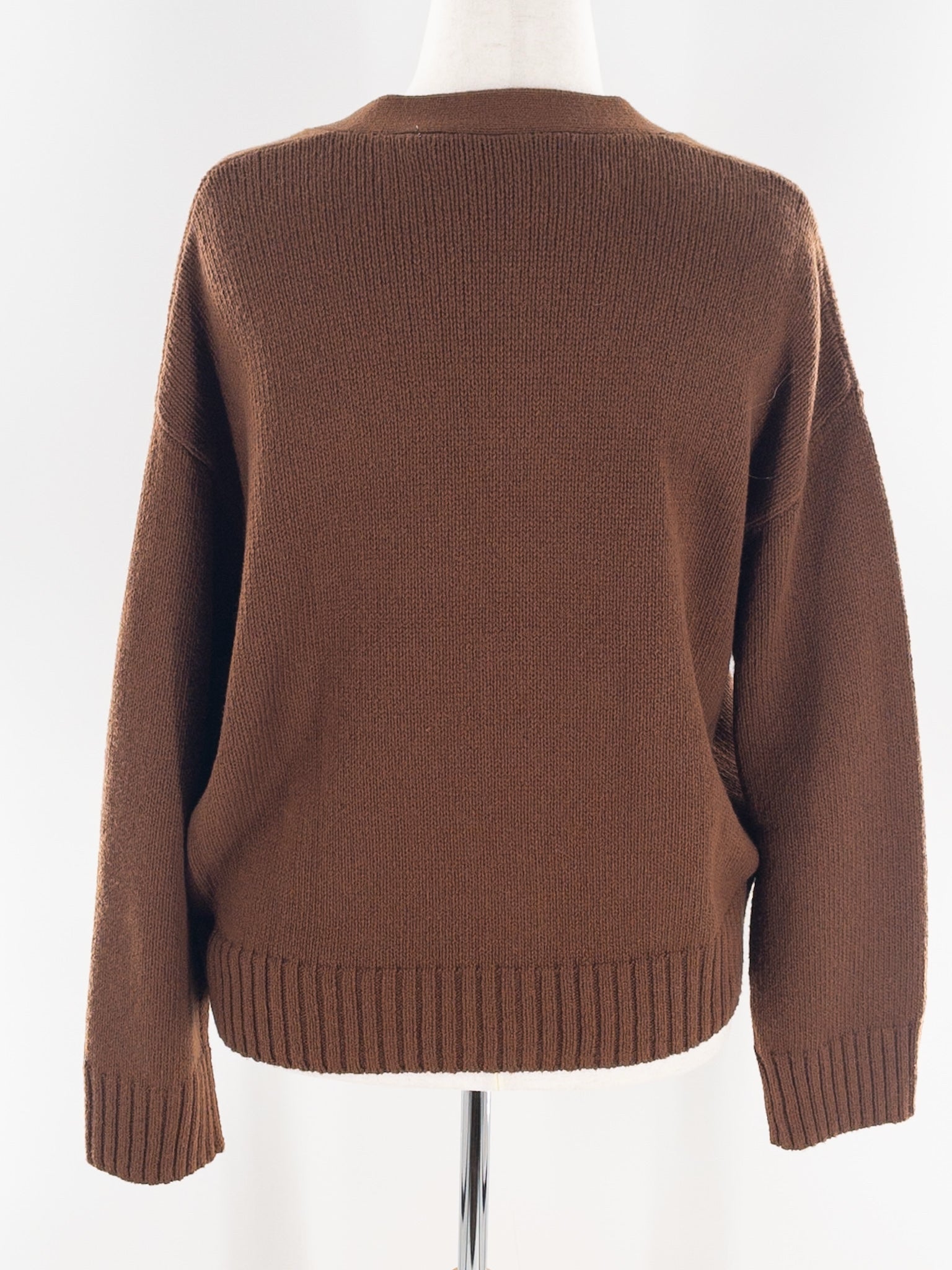 Jenni Kayne Toffee Wool Blend Size S Cardigan